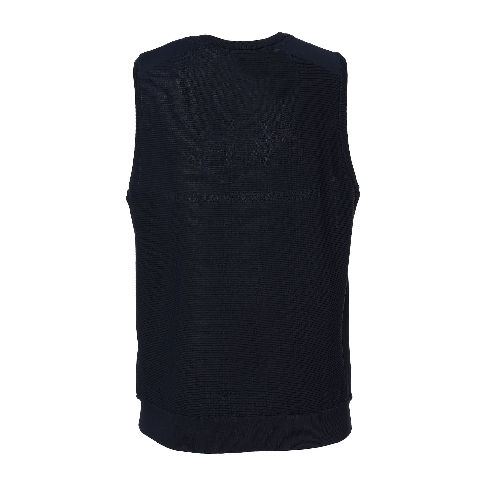 MEN プルーフプラスエコアルファ ニットベスト ネイビー