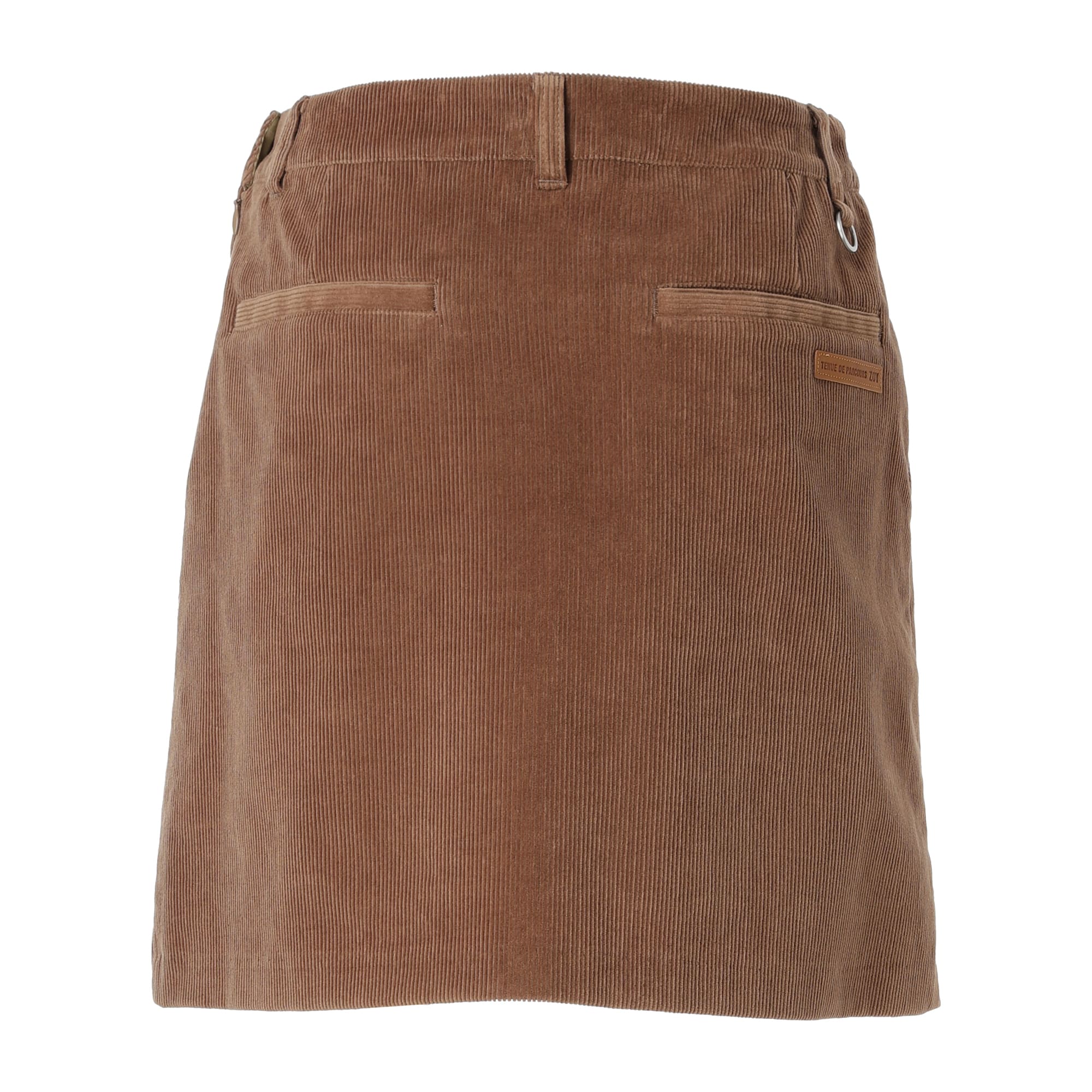 WOMEN ウールコーデュロイ スカート キャメル