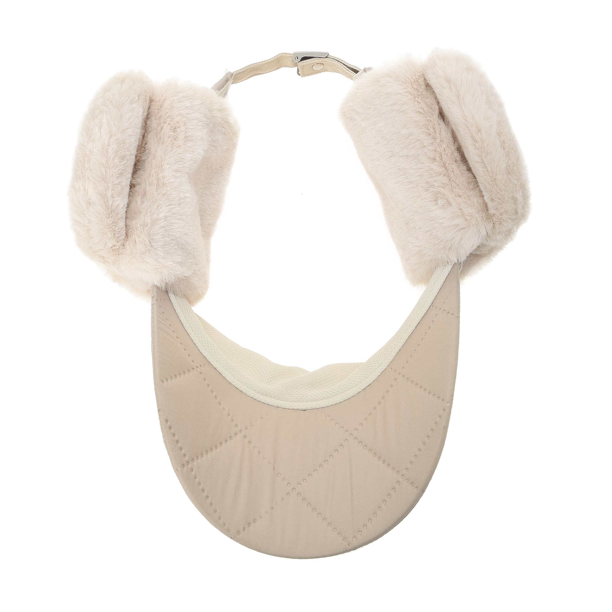 Women's Navy Visor with Earflaps