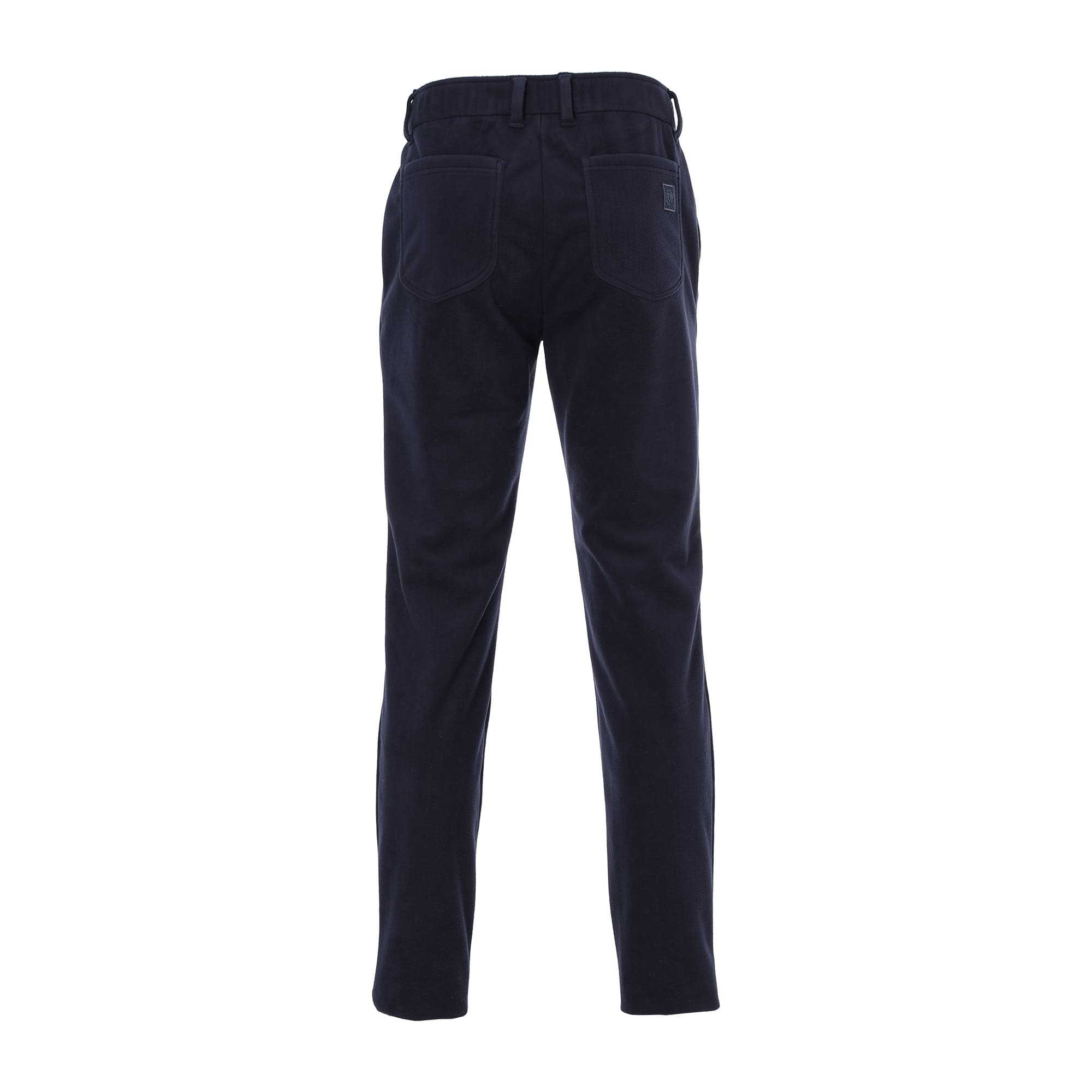 Men's Block Fleece Laminate Long Pants, Navy