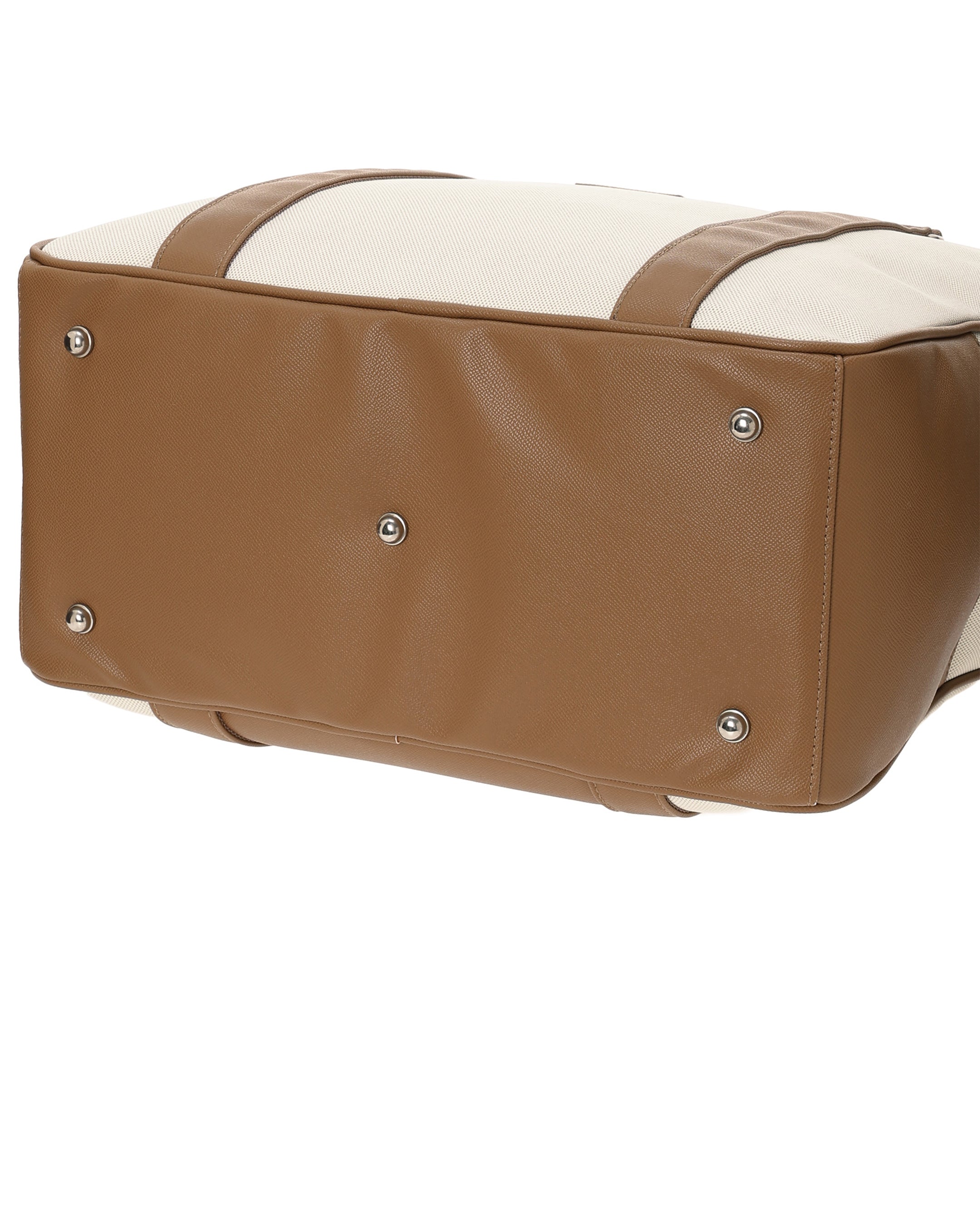 UNISEX キャンバスボストンバッグ ベージュ