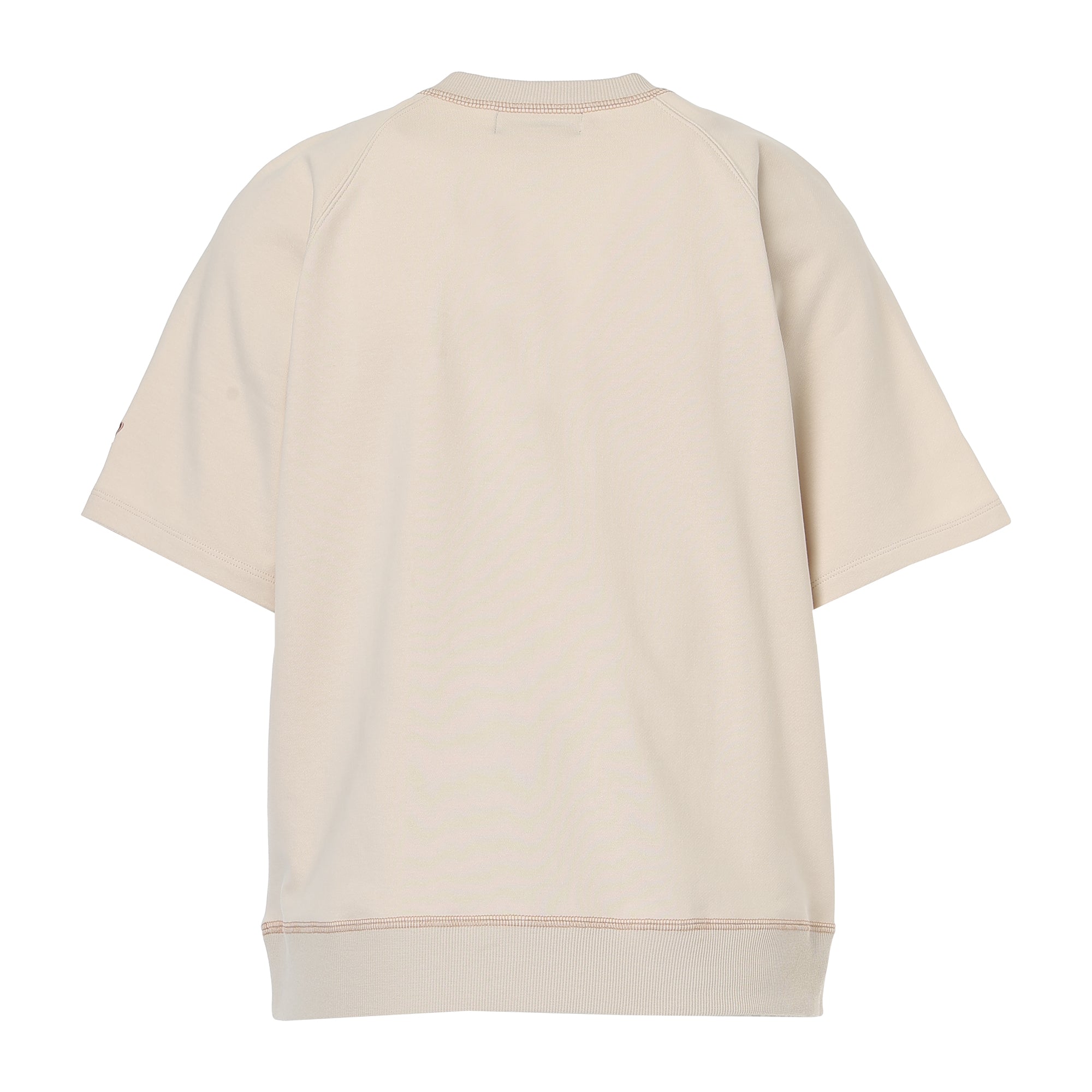 ZOY / TOM and JERRY / WOMEN コンパクトミニ裏毛 半袖プルオーバー ベージュ