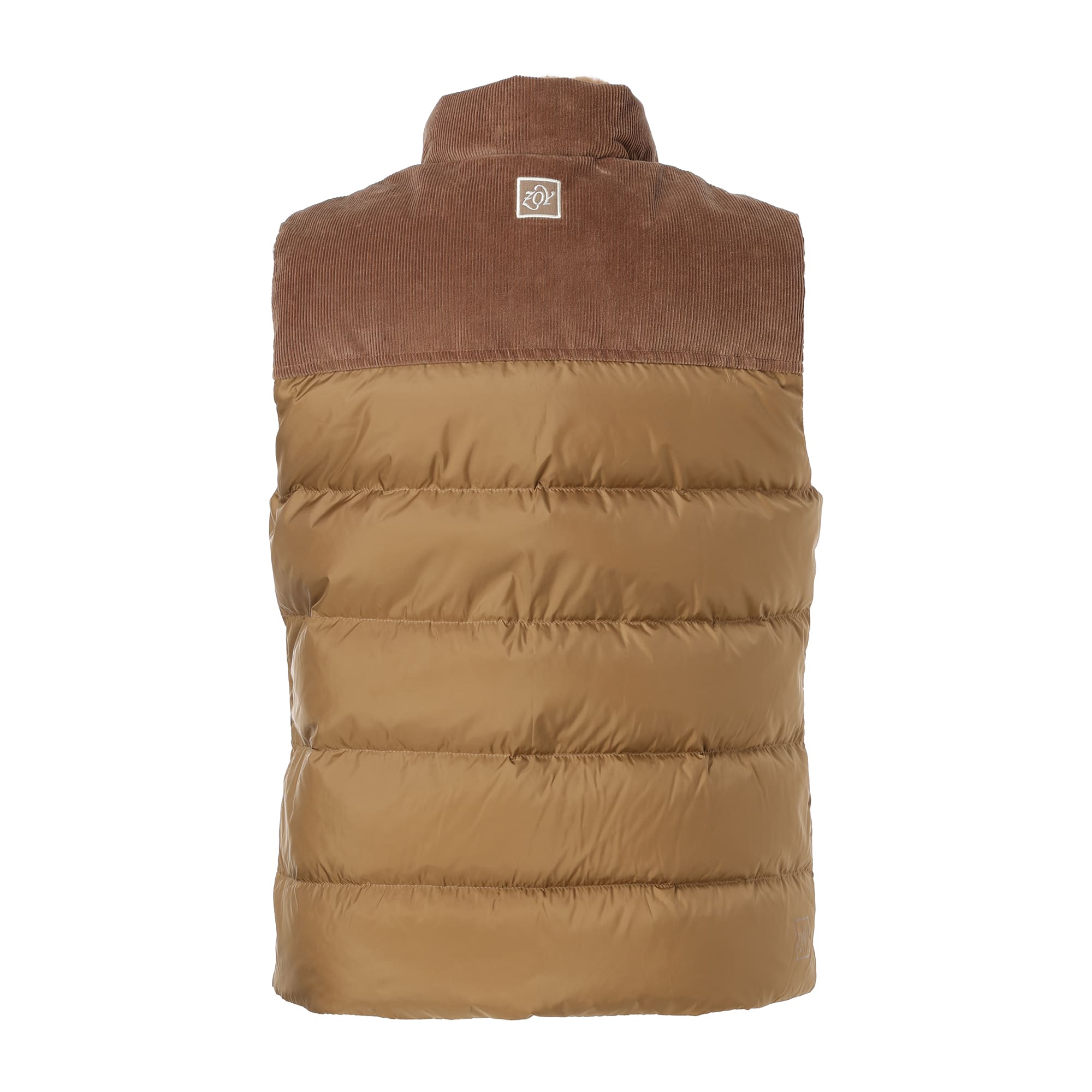 WOMEN 光電子ダウンベスト キャメル