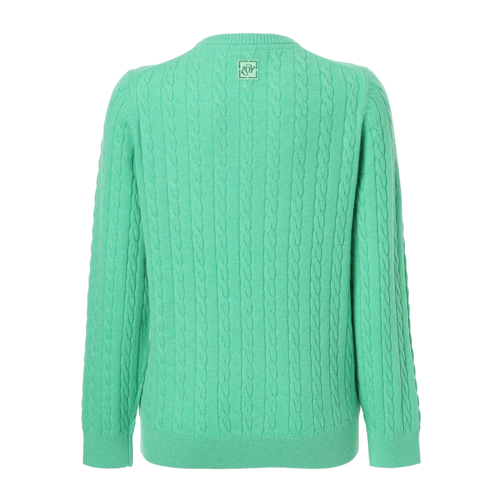 WOMEN Recycled CASHMERE 長袖セーター ミント