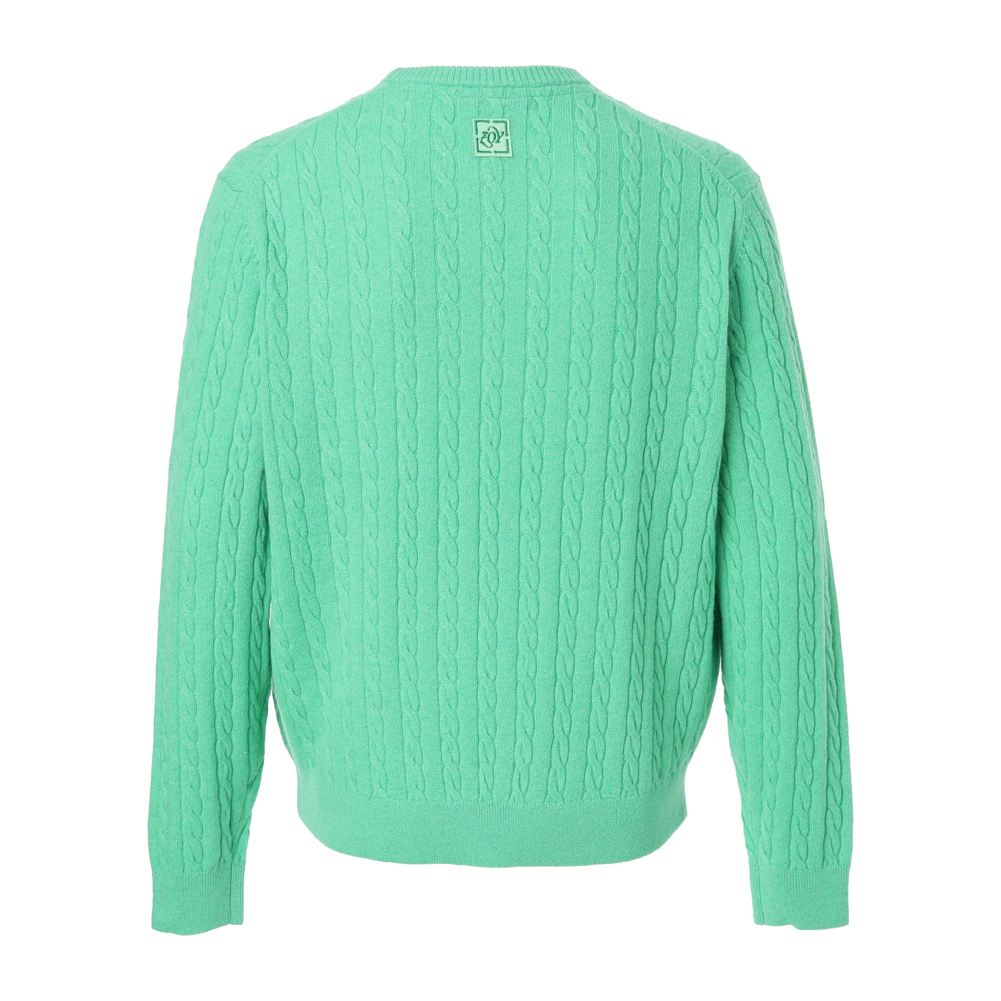 MEN Recycled CASHMERE 長袖セーター ミント