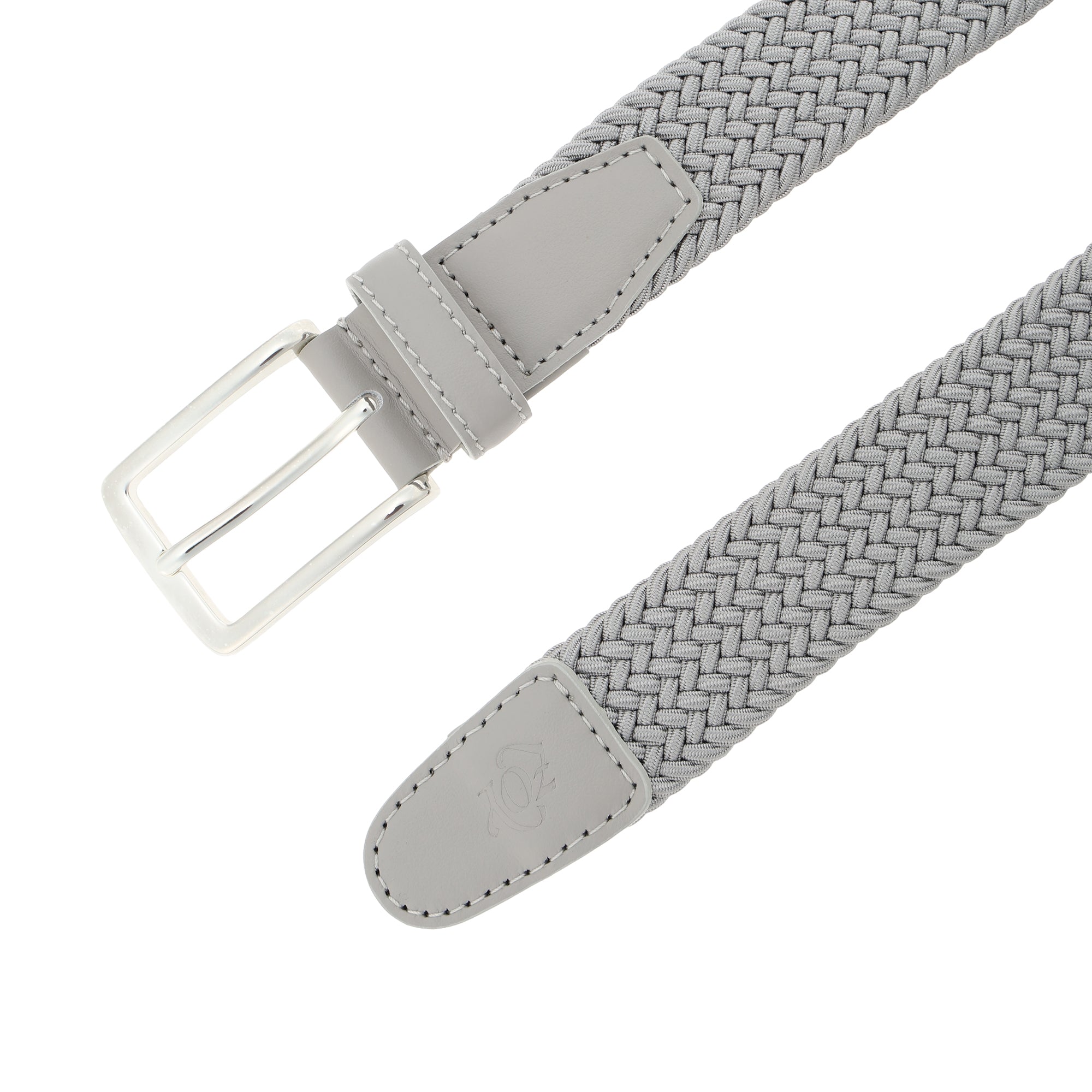 WOMEN ゴムメッシュベルト ライトグレー