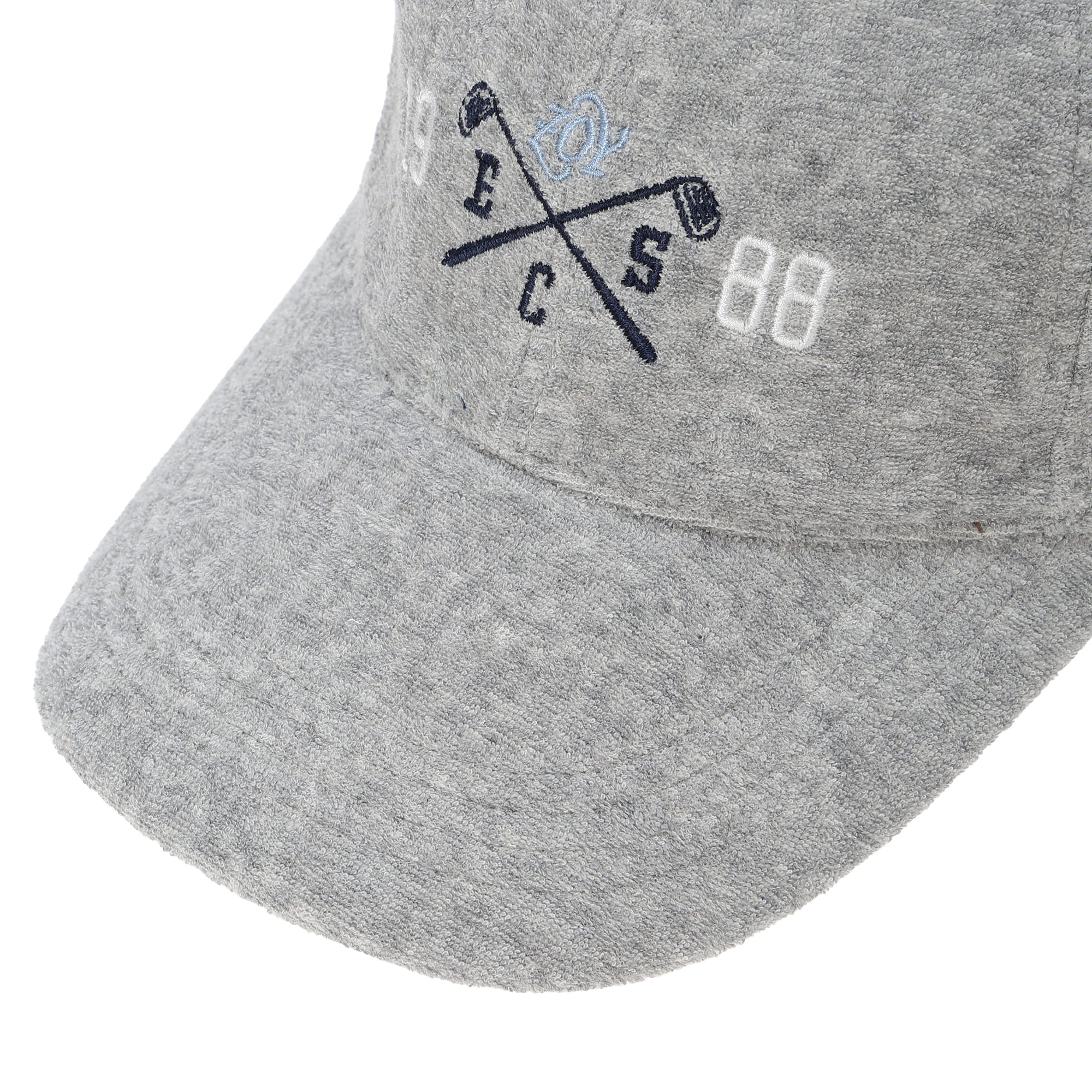 UNISEX メランジオーガニックコットンパイル キャップ ネイビー