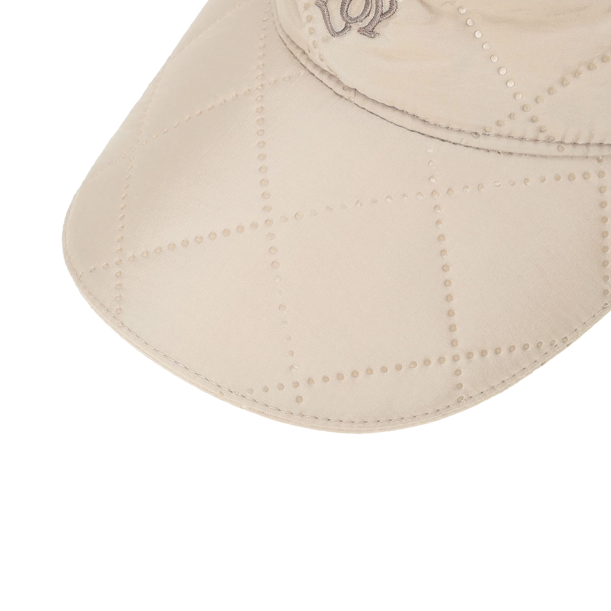 Women's Visor with Earflaps, Ecru