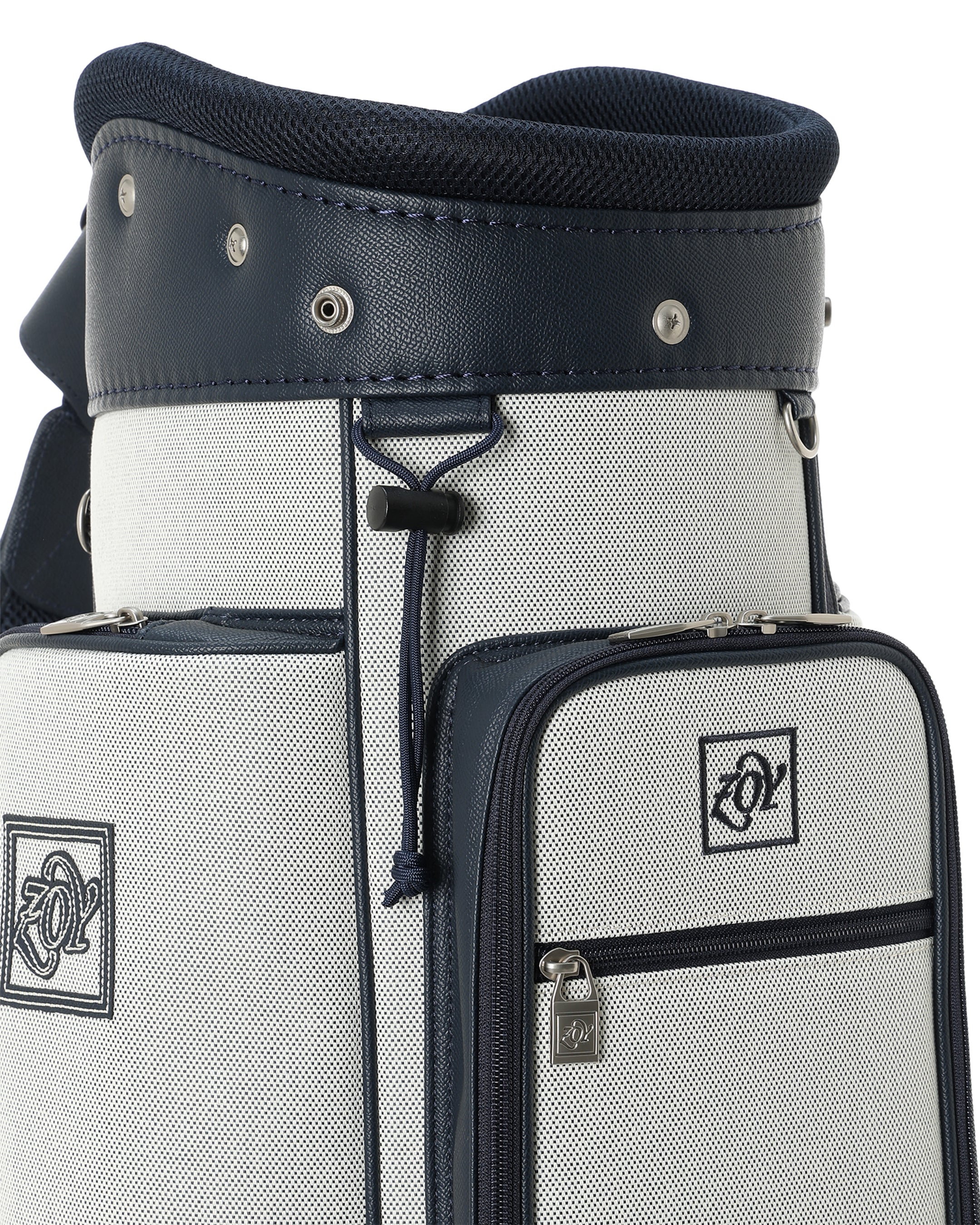 UNISEX キャンバスキャディバッグ ベージュ