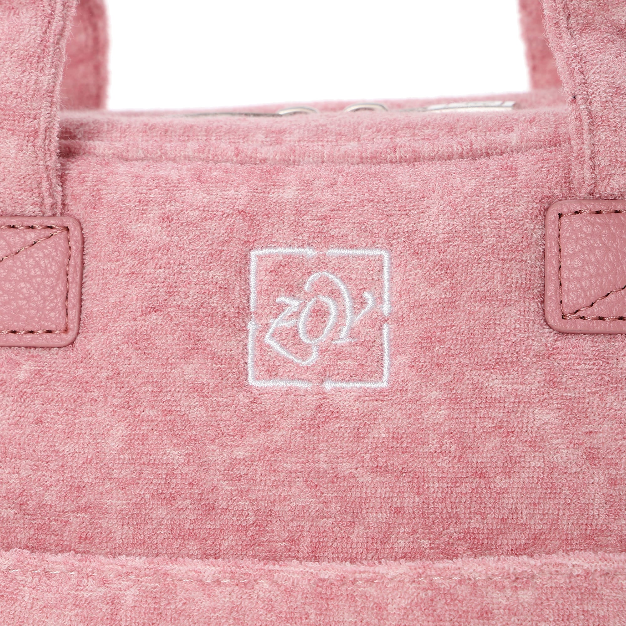 UNISEX メランジオーガニックコットンパイル カートバッグ ストロベリー