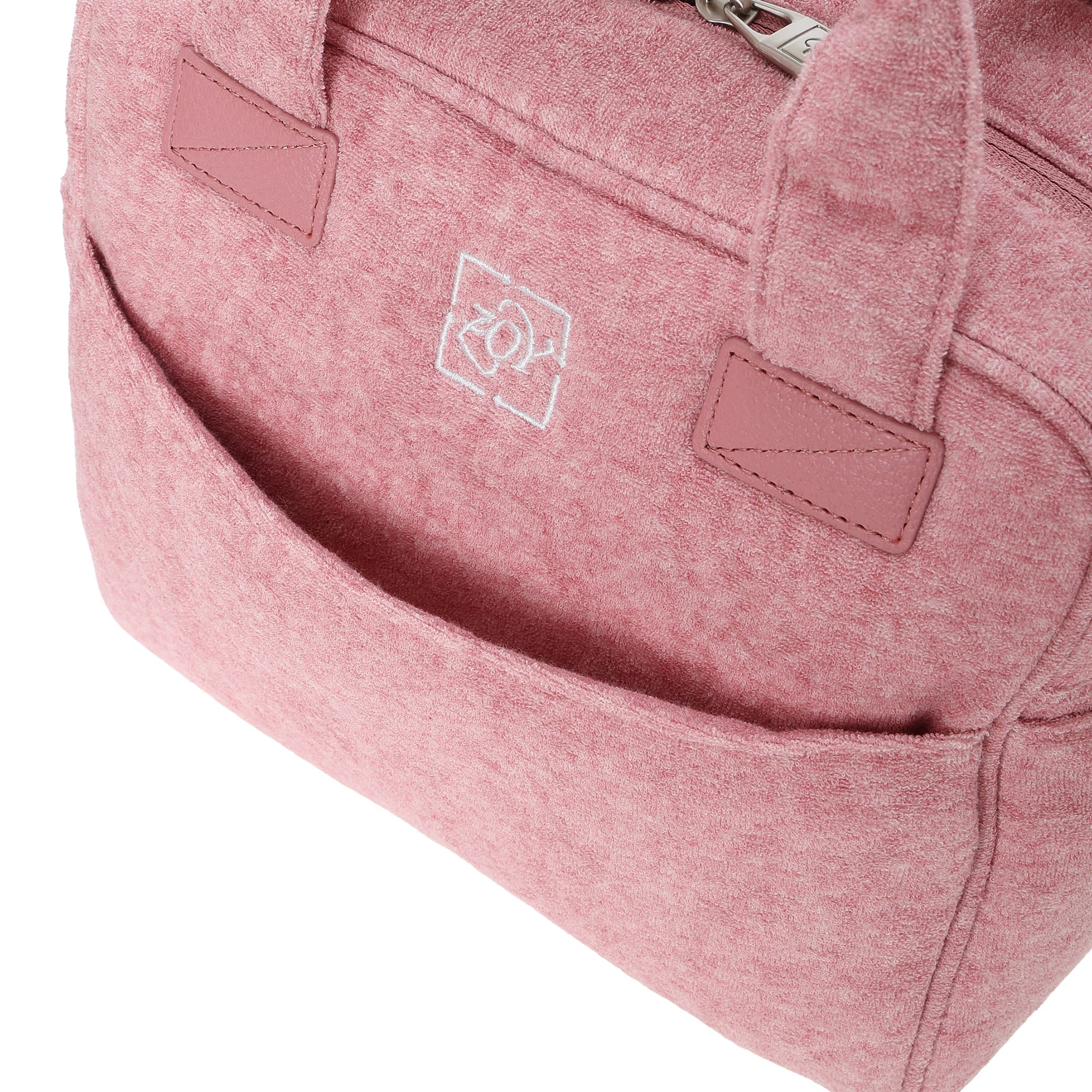 UNISEX メランジオーガニックコットンパイル カートバッグ ストロベリー
