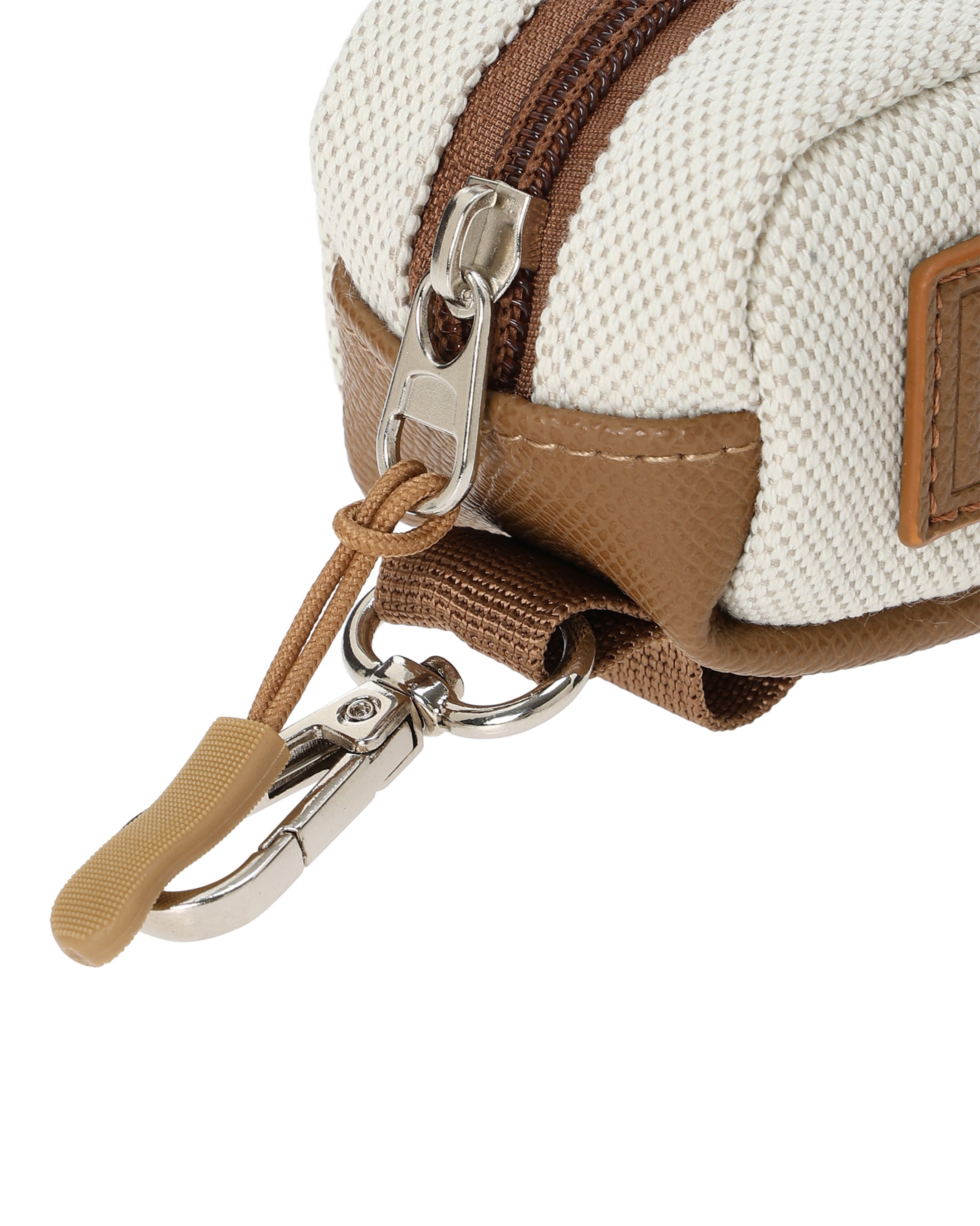 UNISEX キャンバスボールポーチ ベージュ