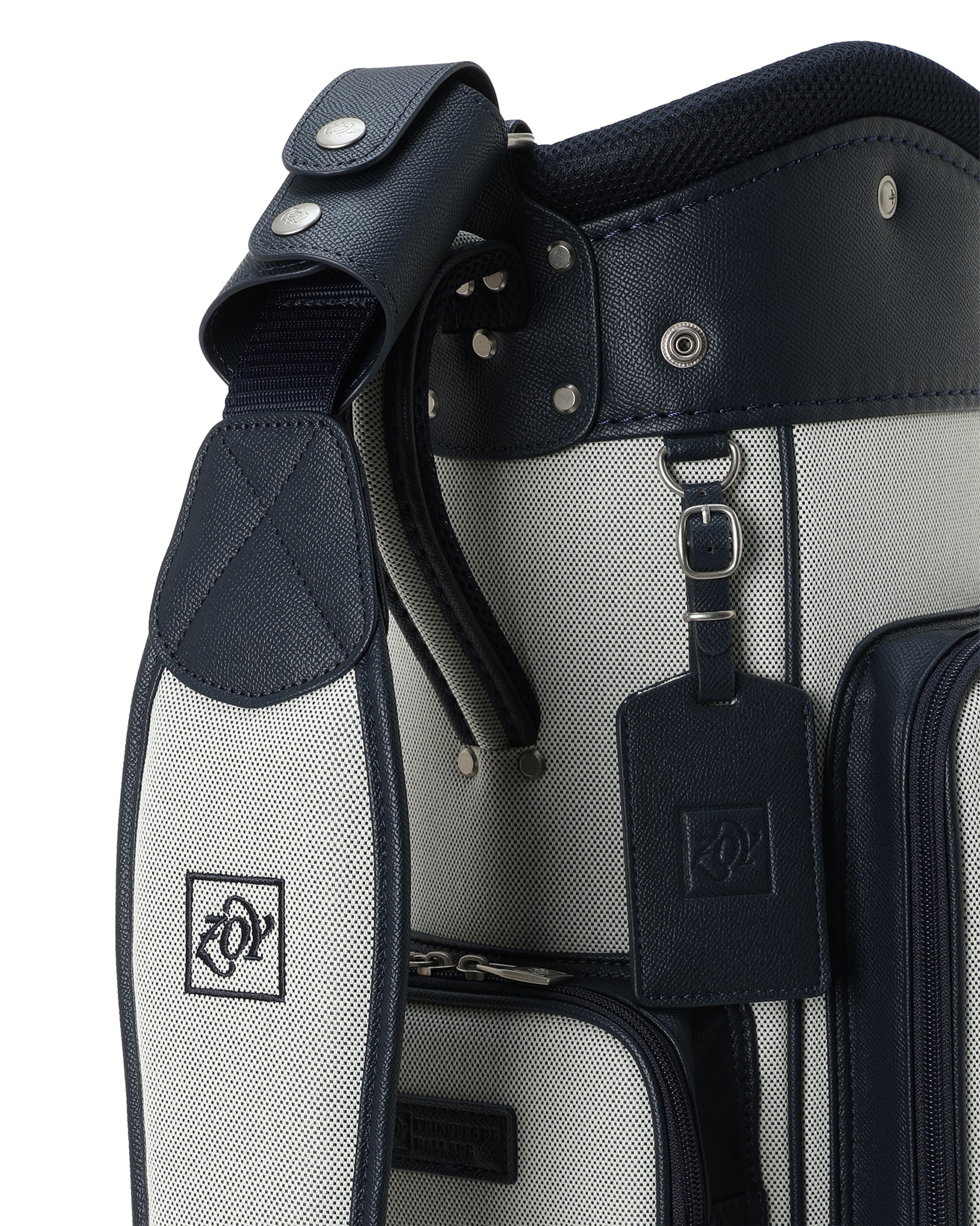 UNISEX キャンバスキャディバッグ ベージュ