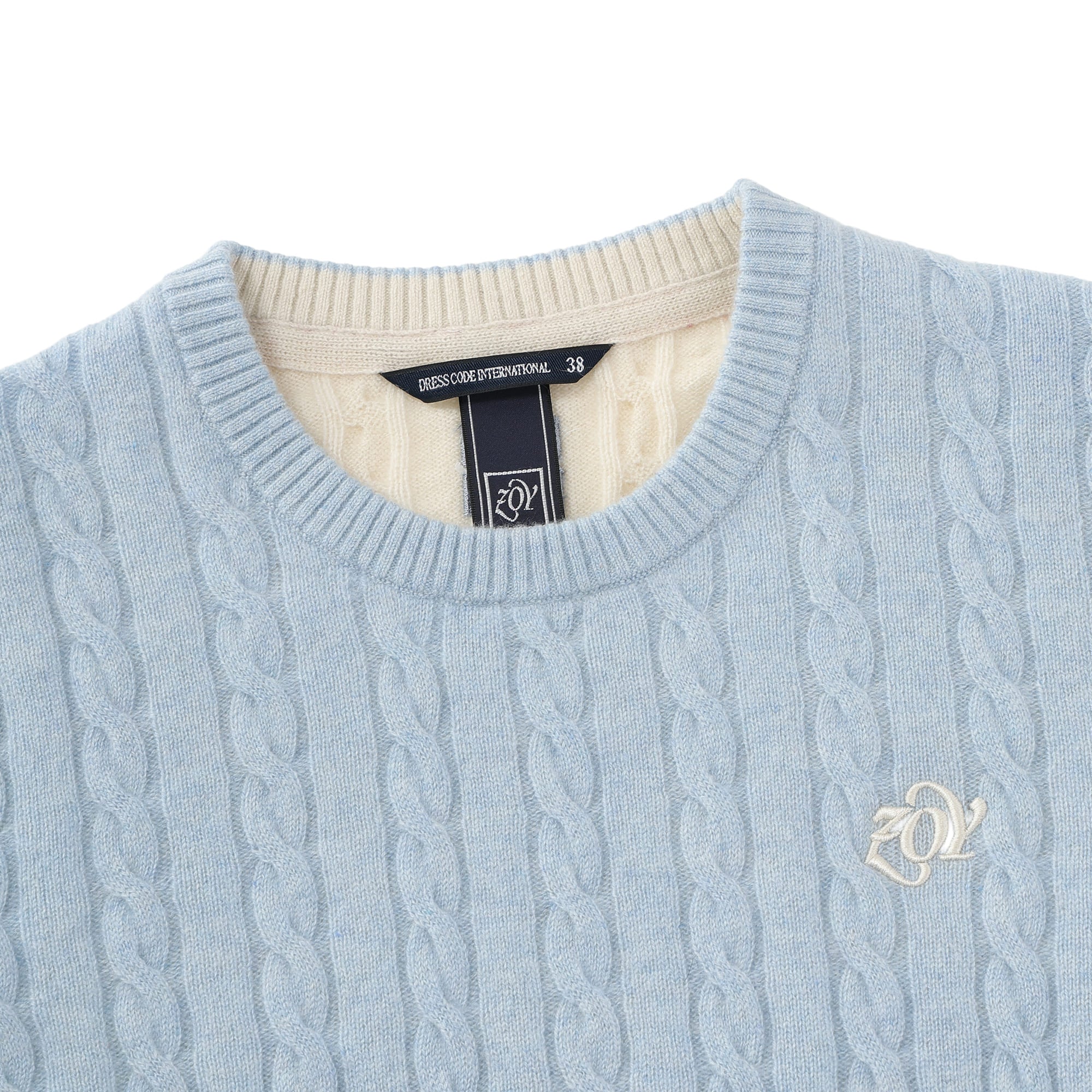 WOMEN Recycled CASHMERE 長袖セーター スカイ