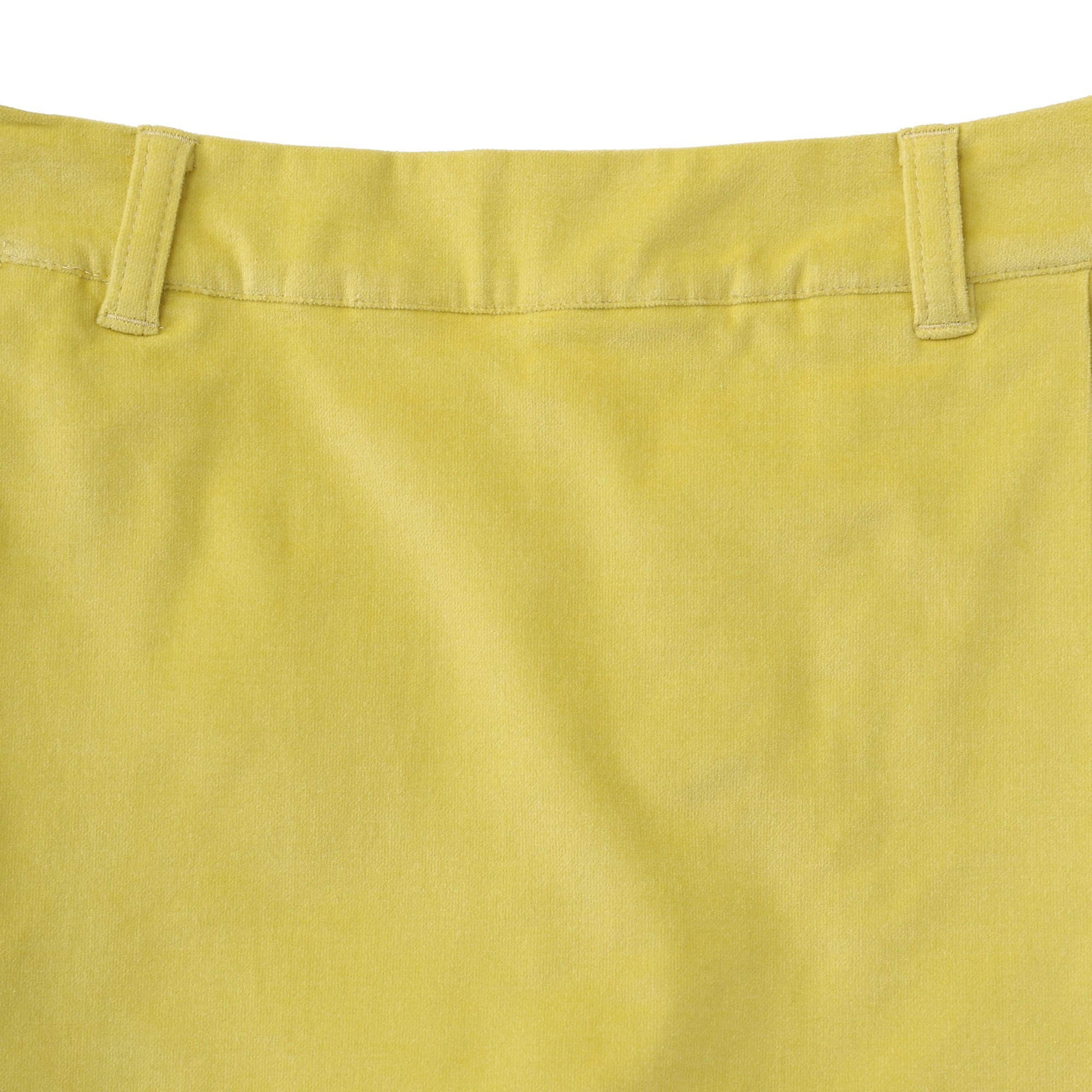 WOMEN COTTON velvetteen キュロット イエロー