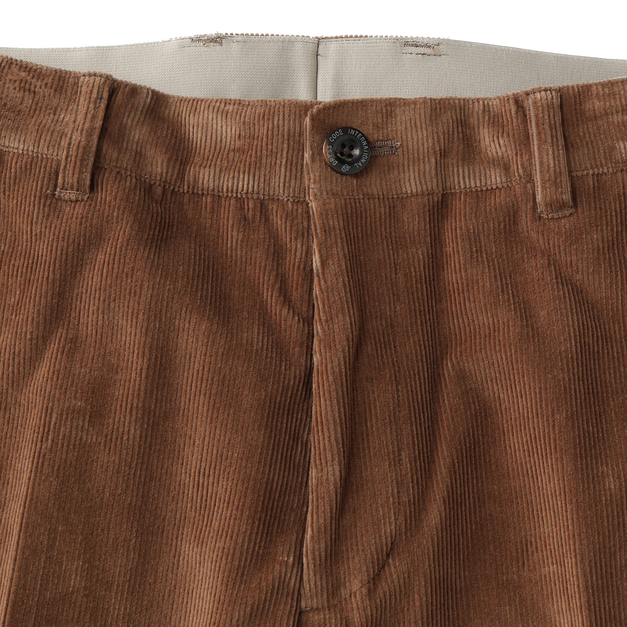 MEN ウールコーデュロイ ロングパンツ ダークスレイト