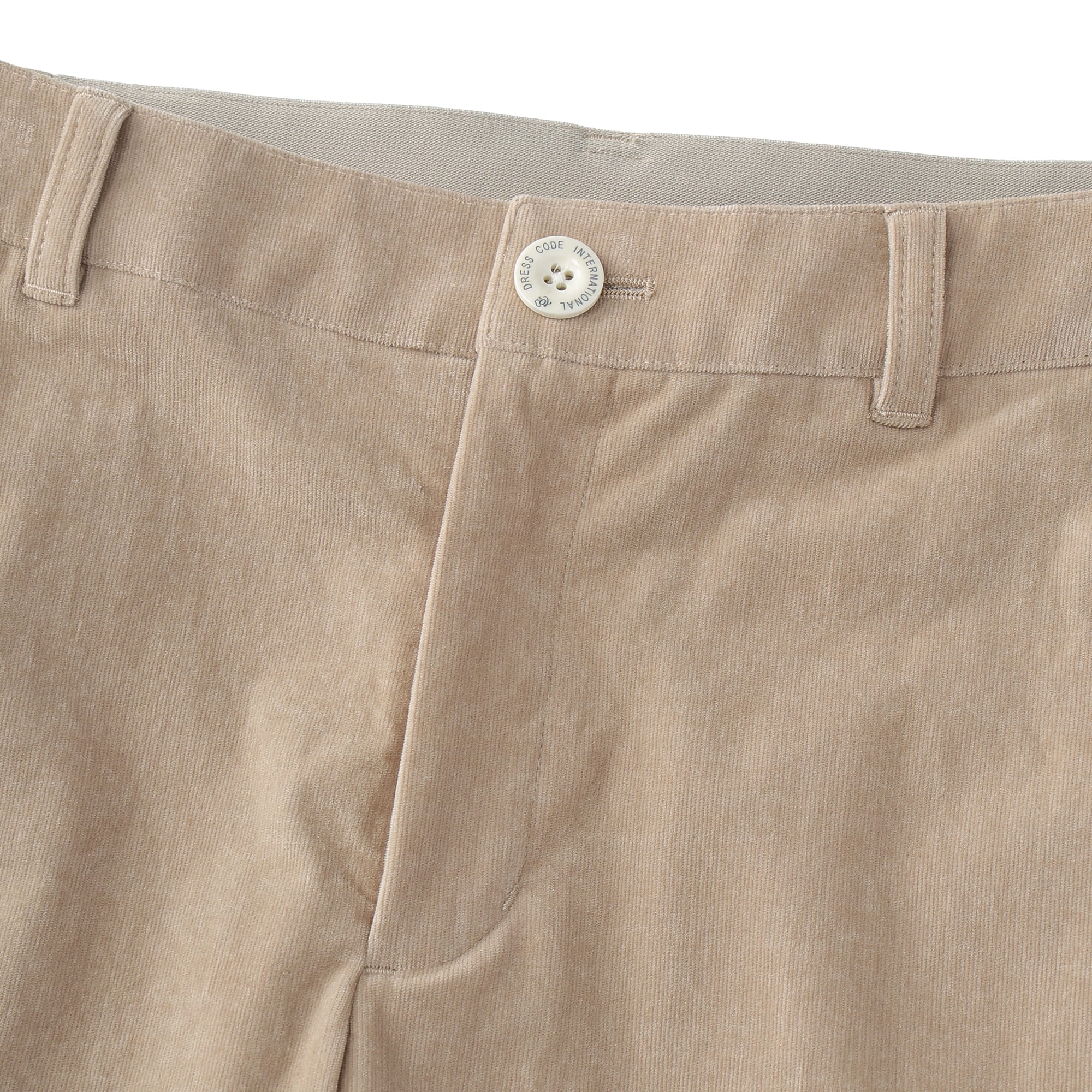 WOMEN 28W シャンブレーコール ロングパンツ アッシュ