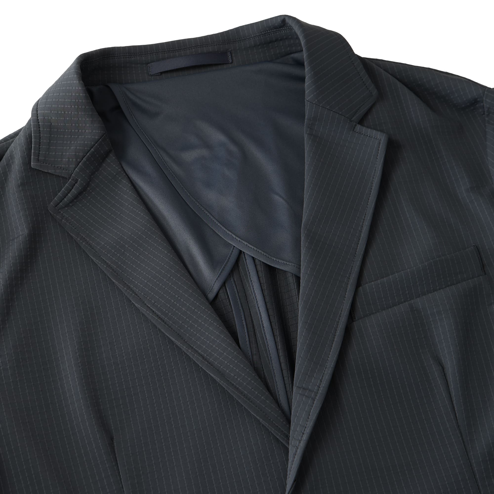 MEN Shadow Stripe Super Stretch Jacket Navy