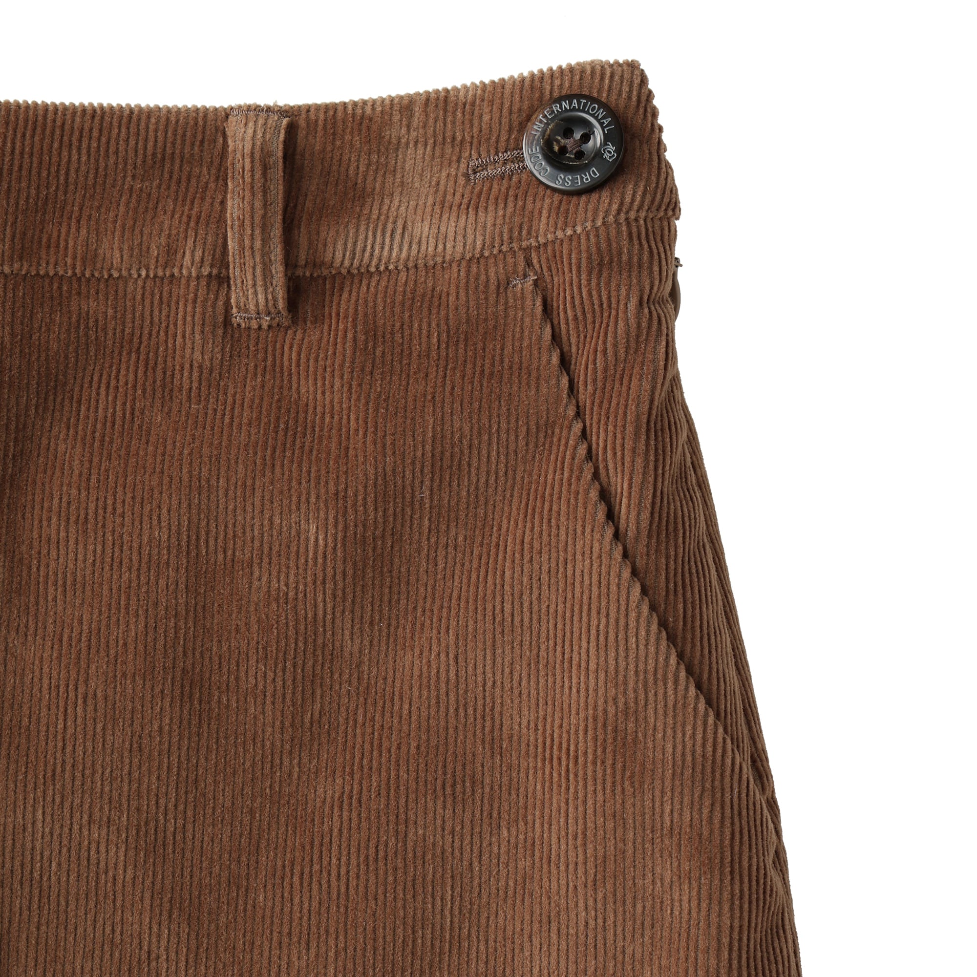 WOMEN ウールコーデュロイ スカート エクリュ