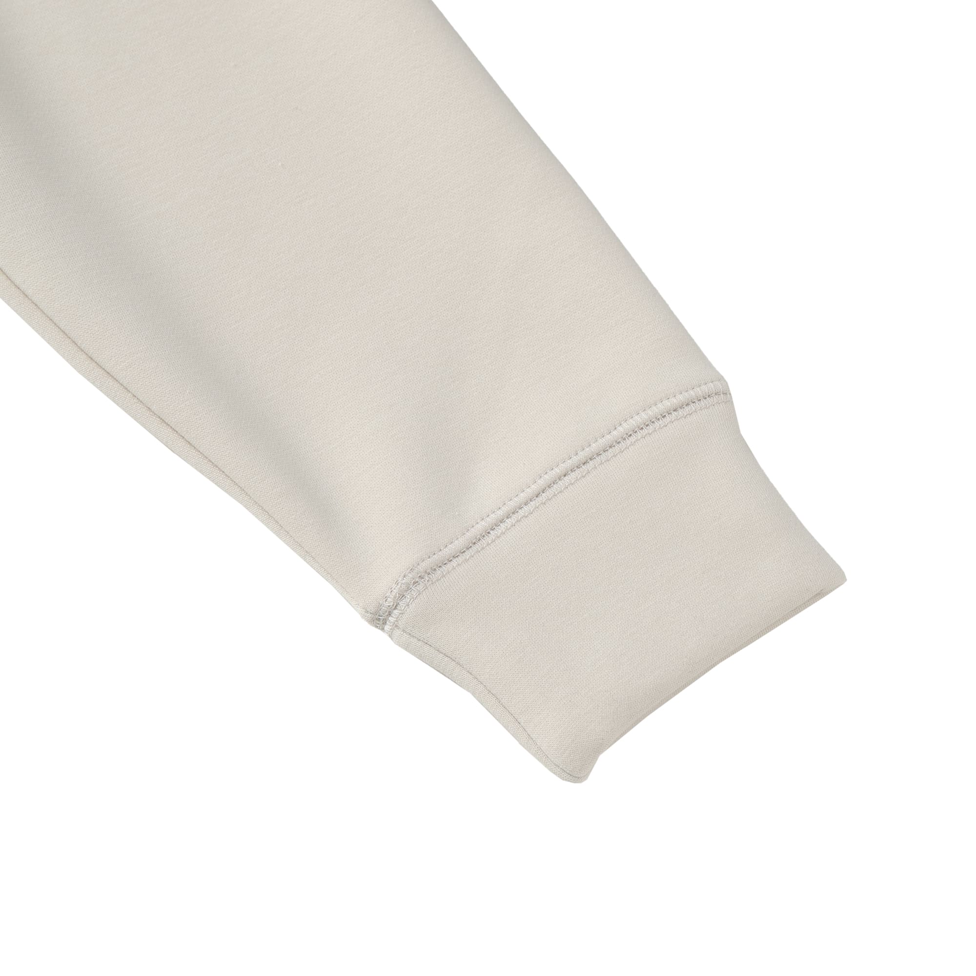 Men's Long-Staple Cotton Bomber Hoodie, Ivory, 071444028