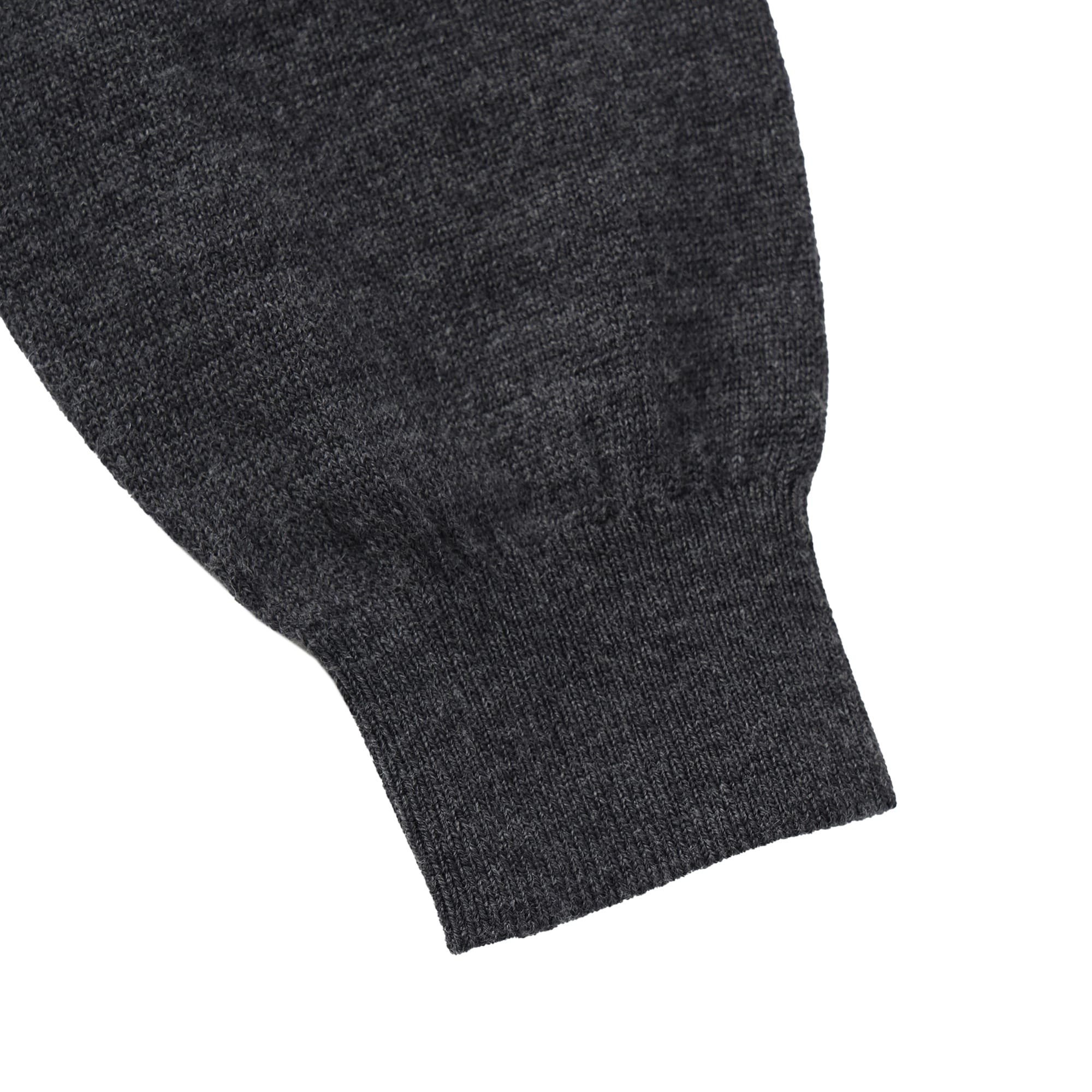 WOMEN エクストラファインメリノウール ニットフーディー チャコール