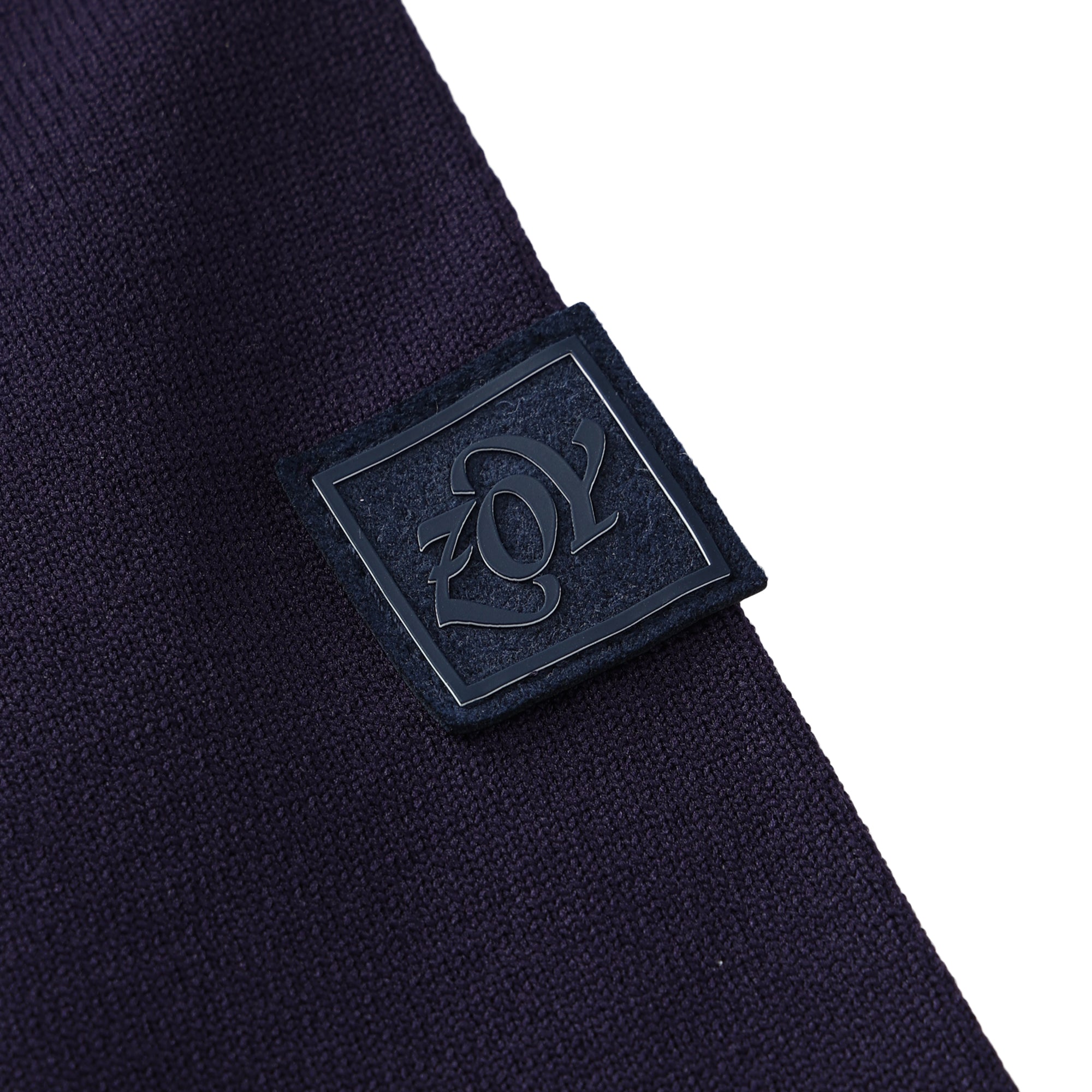 WOMEN ポリエステルストレッチニット ブルゾン ホワイト