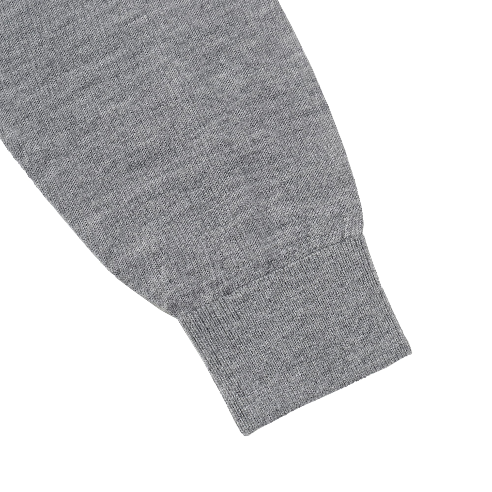 MEN エクストラファインメリノウール 長袖セーター モカ