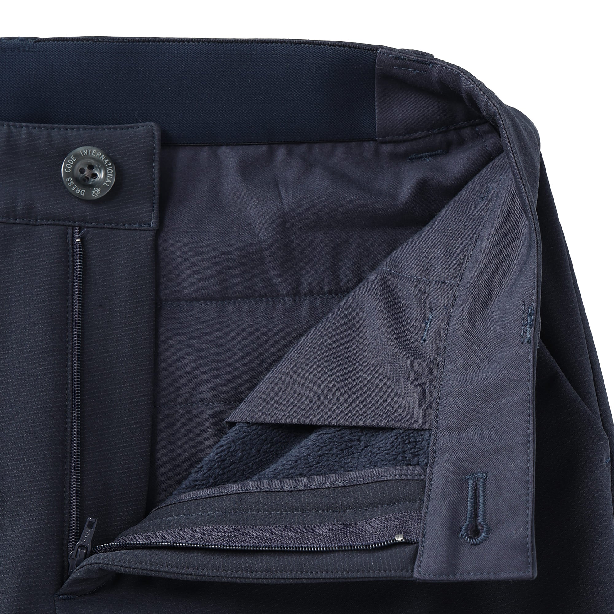 Women's 4-Way Stretch Recycled PL and Back Fleece Long Pants, Navy