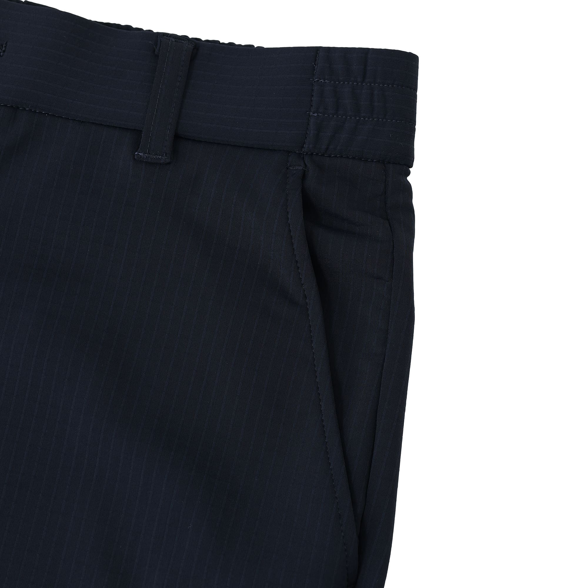 MEN シャドウストライプスーパーストレッチ ロングパンツ チャコール 071454400