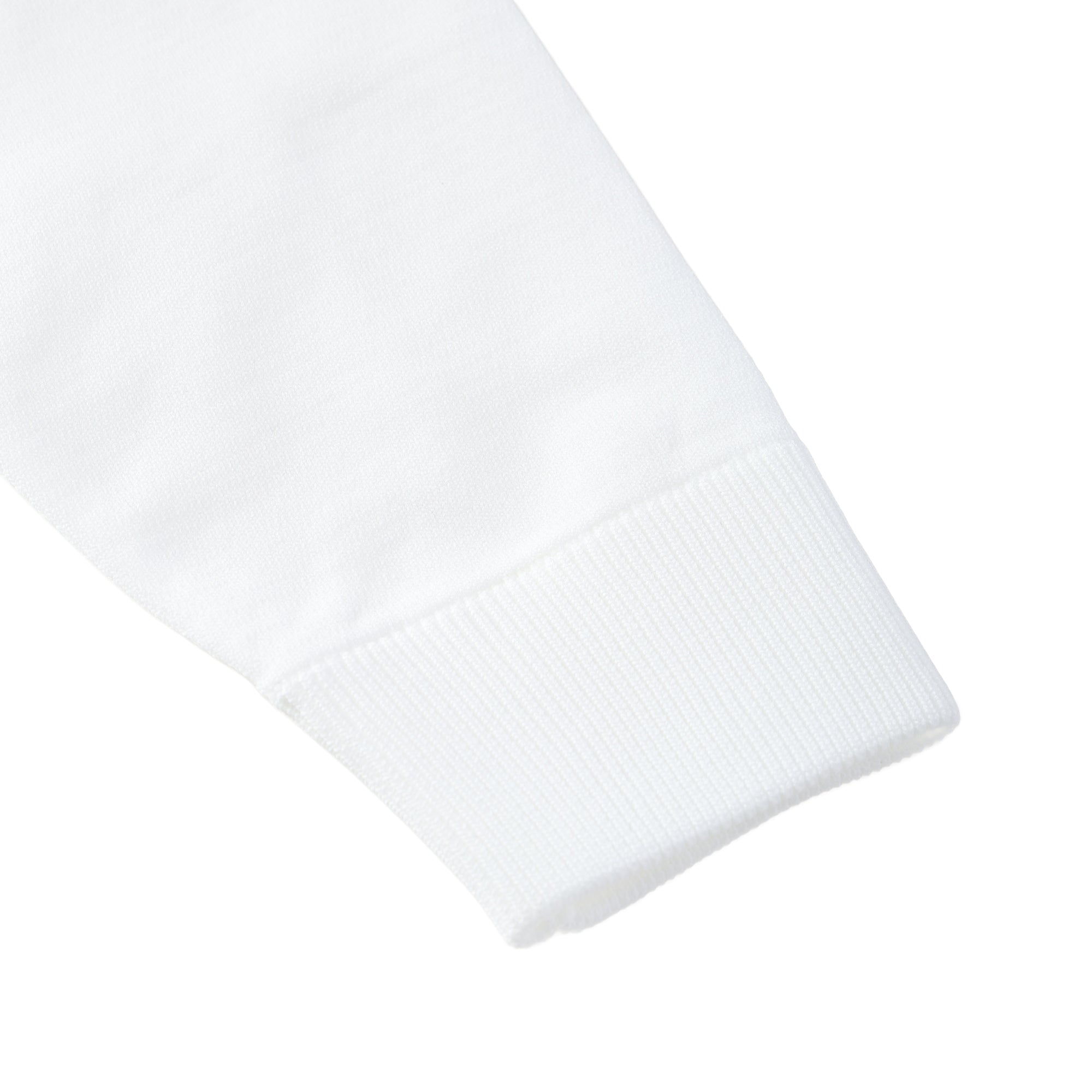 MEN ポリエステルストレッチニット ブルゾン ホワイト