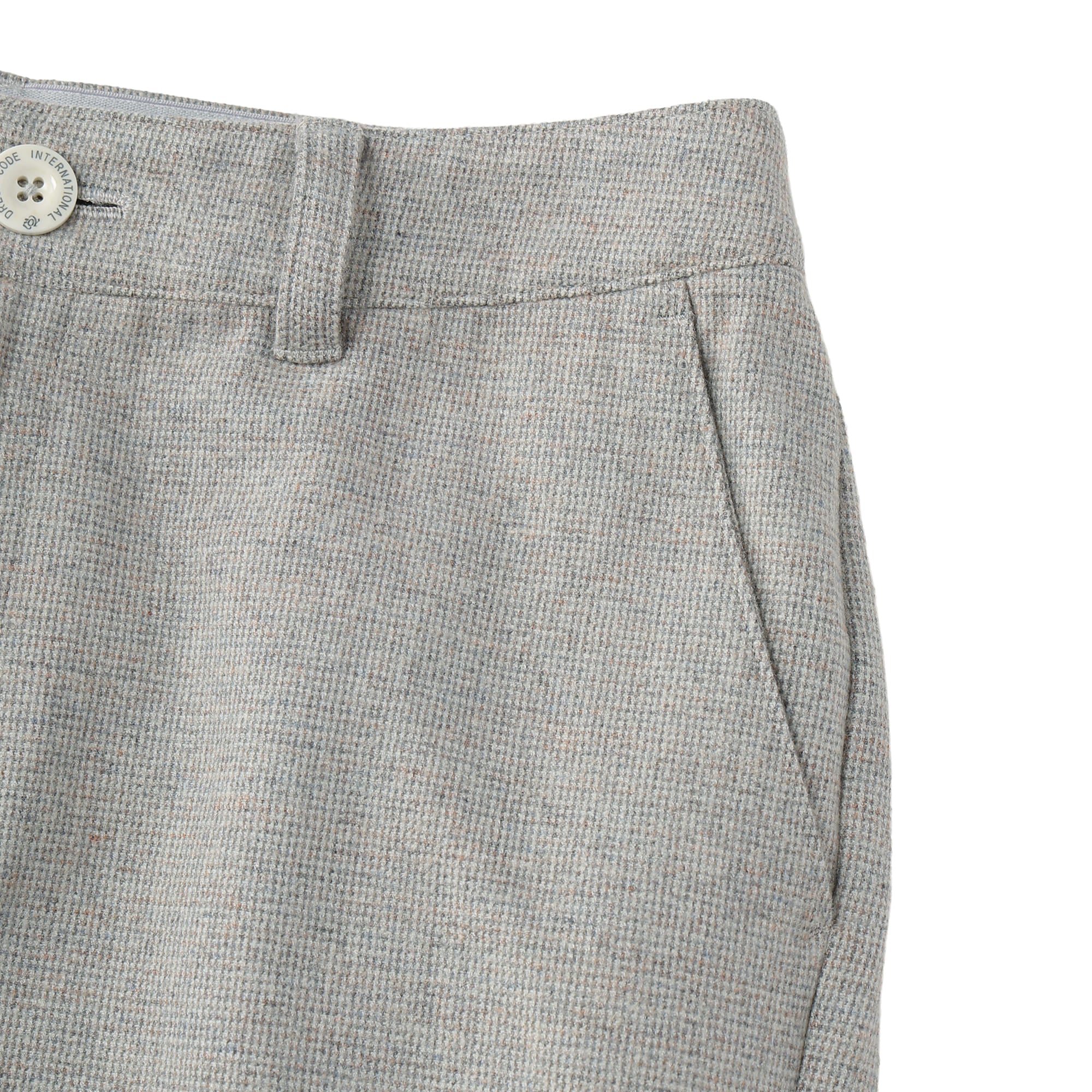 WOMEN ツイードピンヘッド ショートパンツ グレー