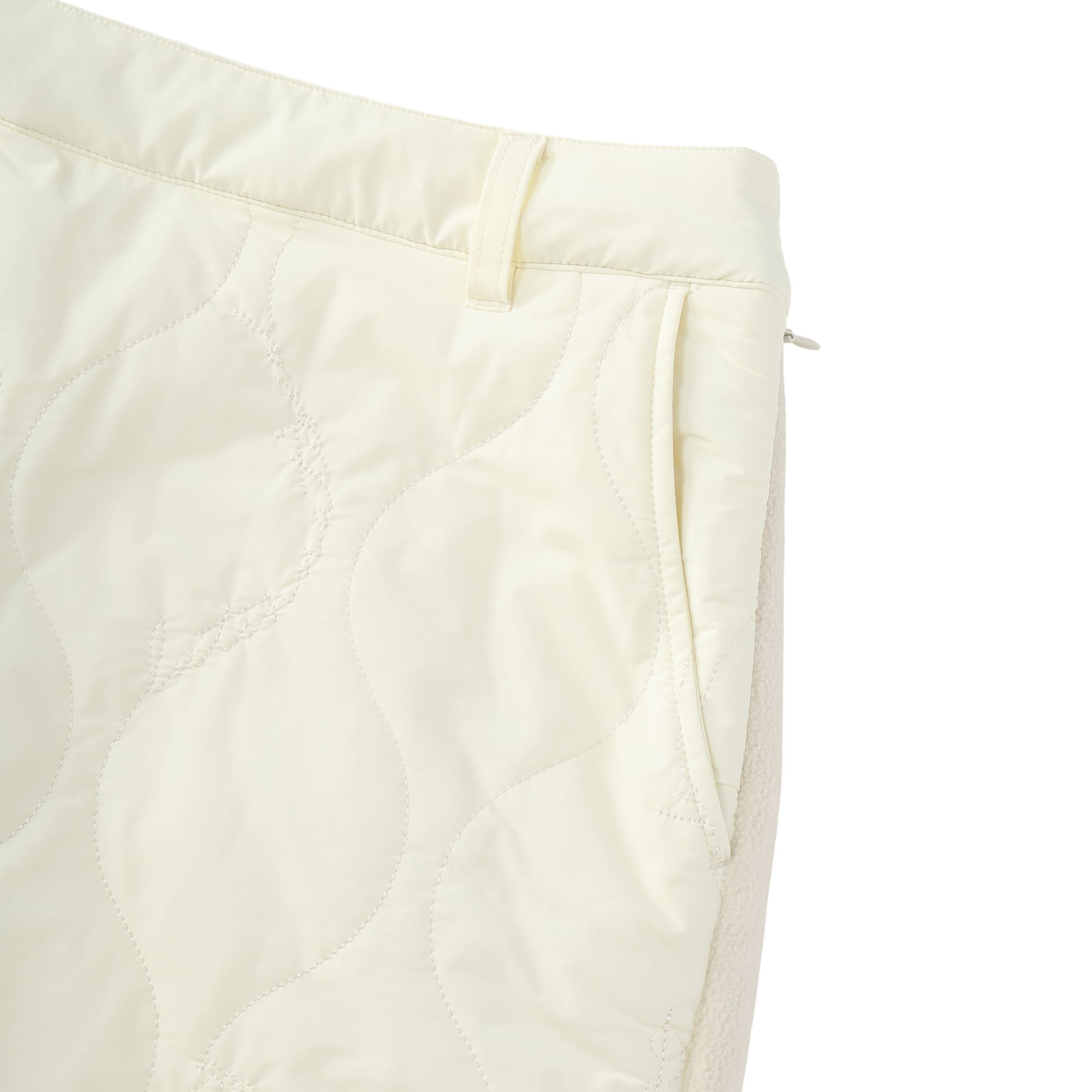 Women's Stretch Taffeta Quilted Skirt, Navy