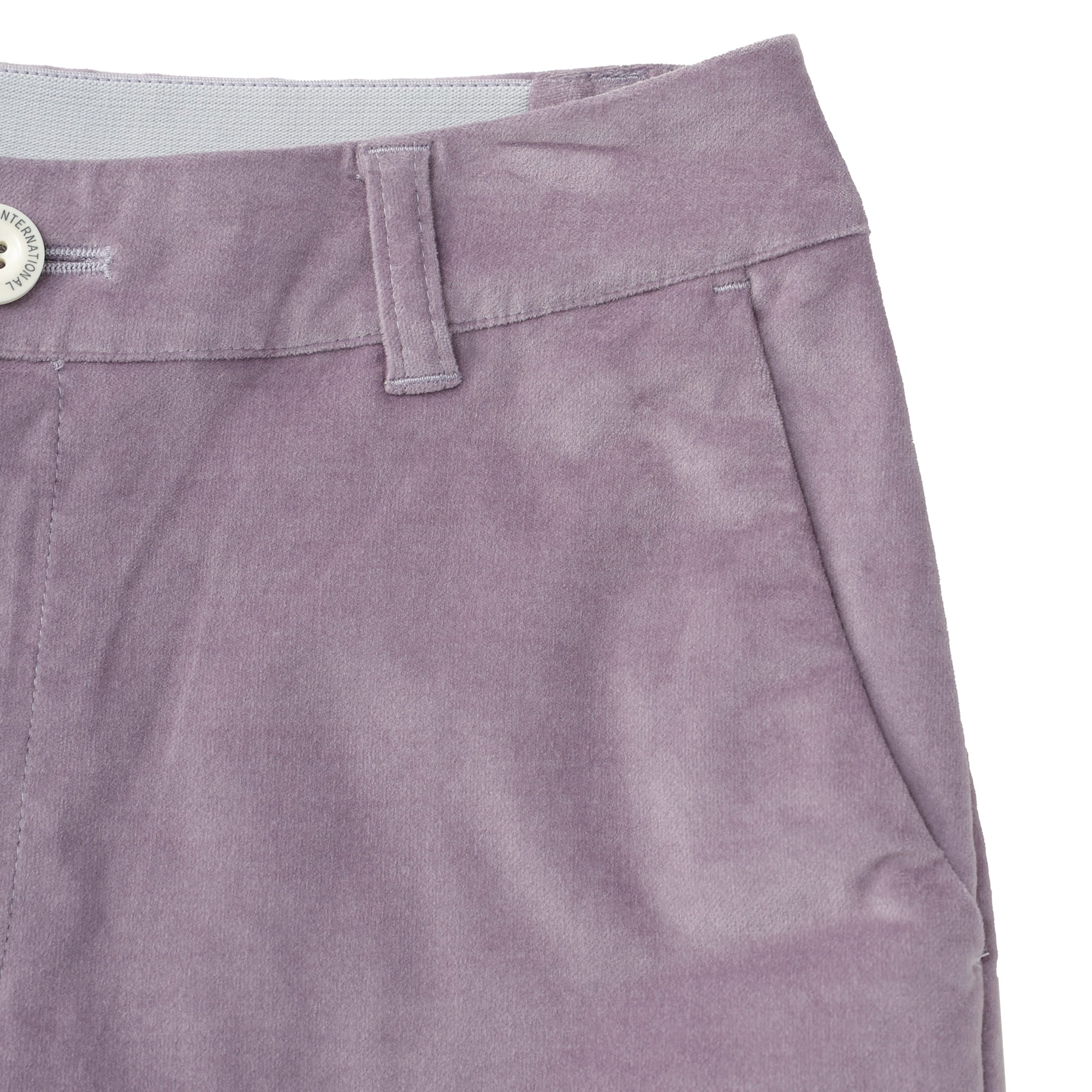 WOMEN COTTON velvetteen ロングパンツ ミント