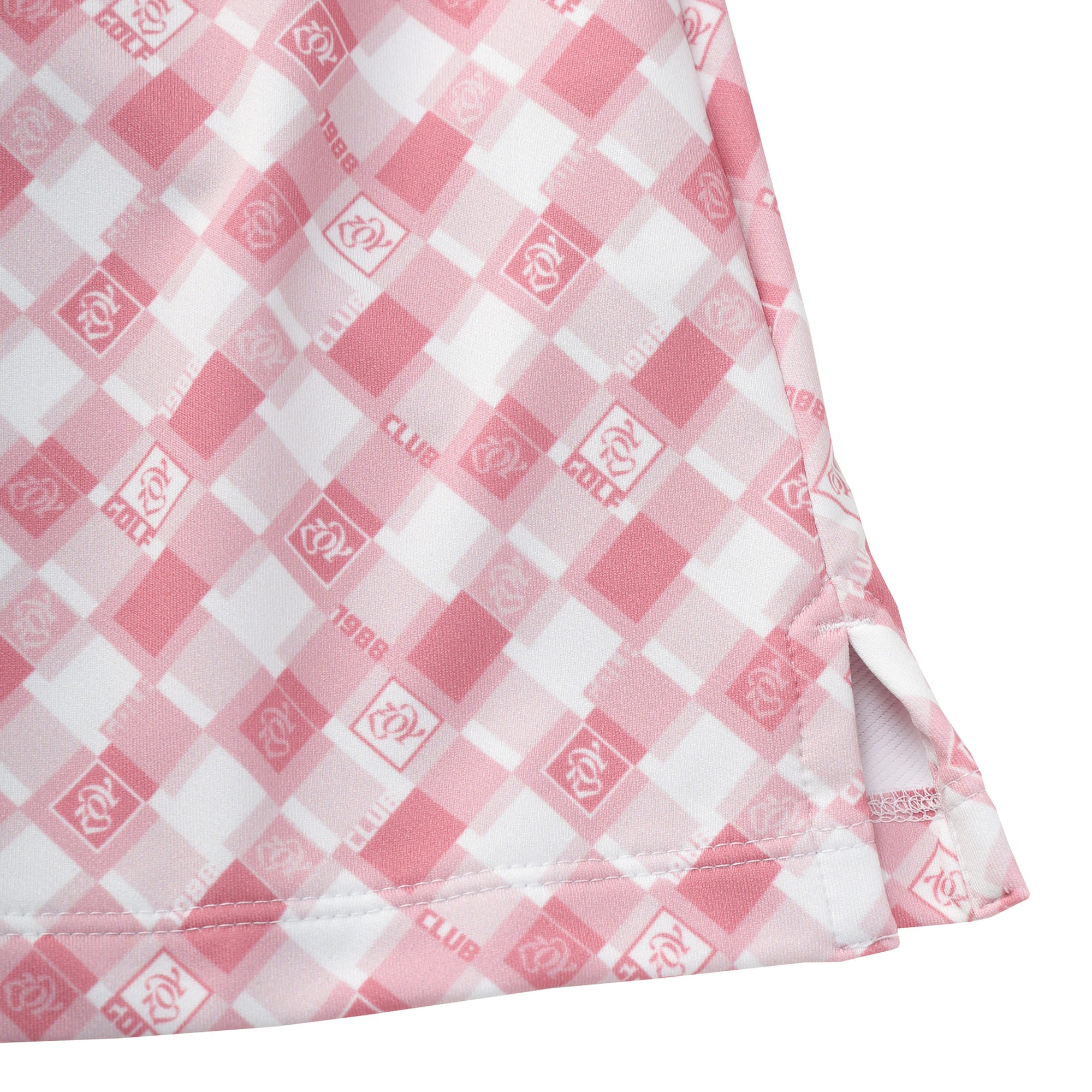Women's Monogram Print Long Sleeve Shirt, Pink, 071644023