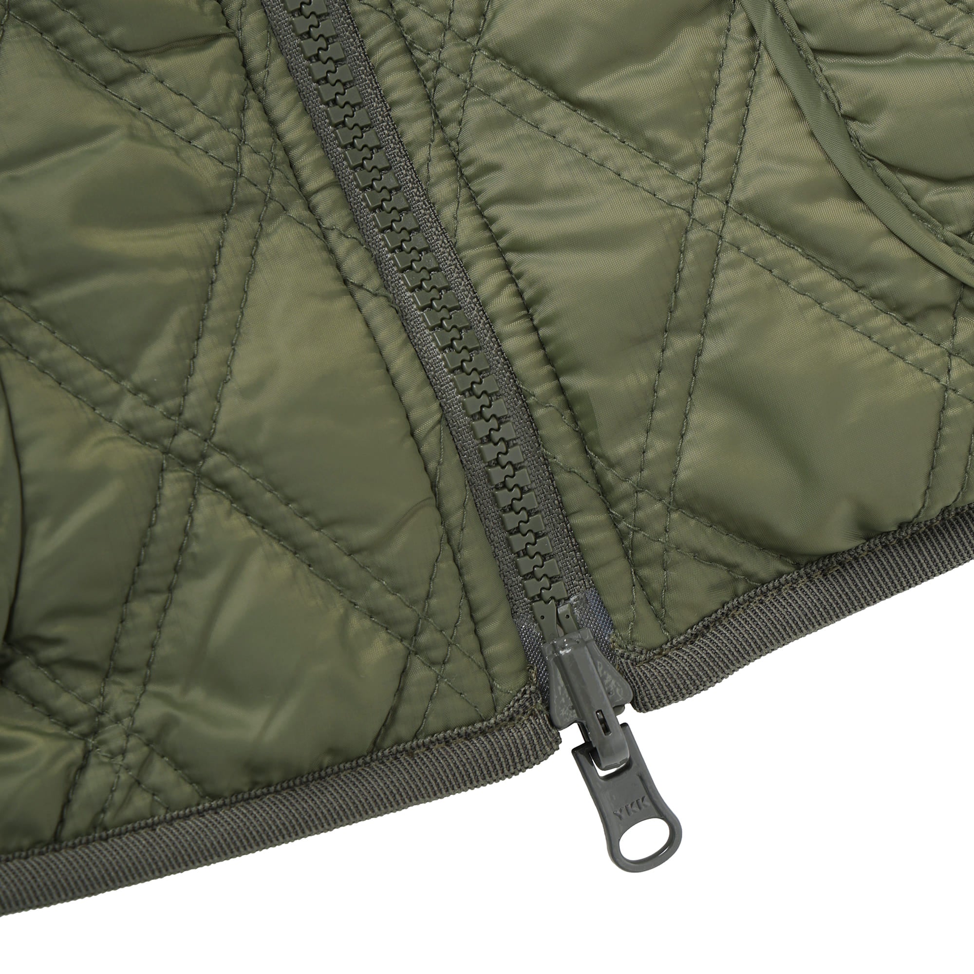 Men's Heiden Taffeta Quilted Reversible Vest, Olive, 071444112