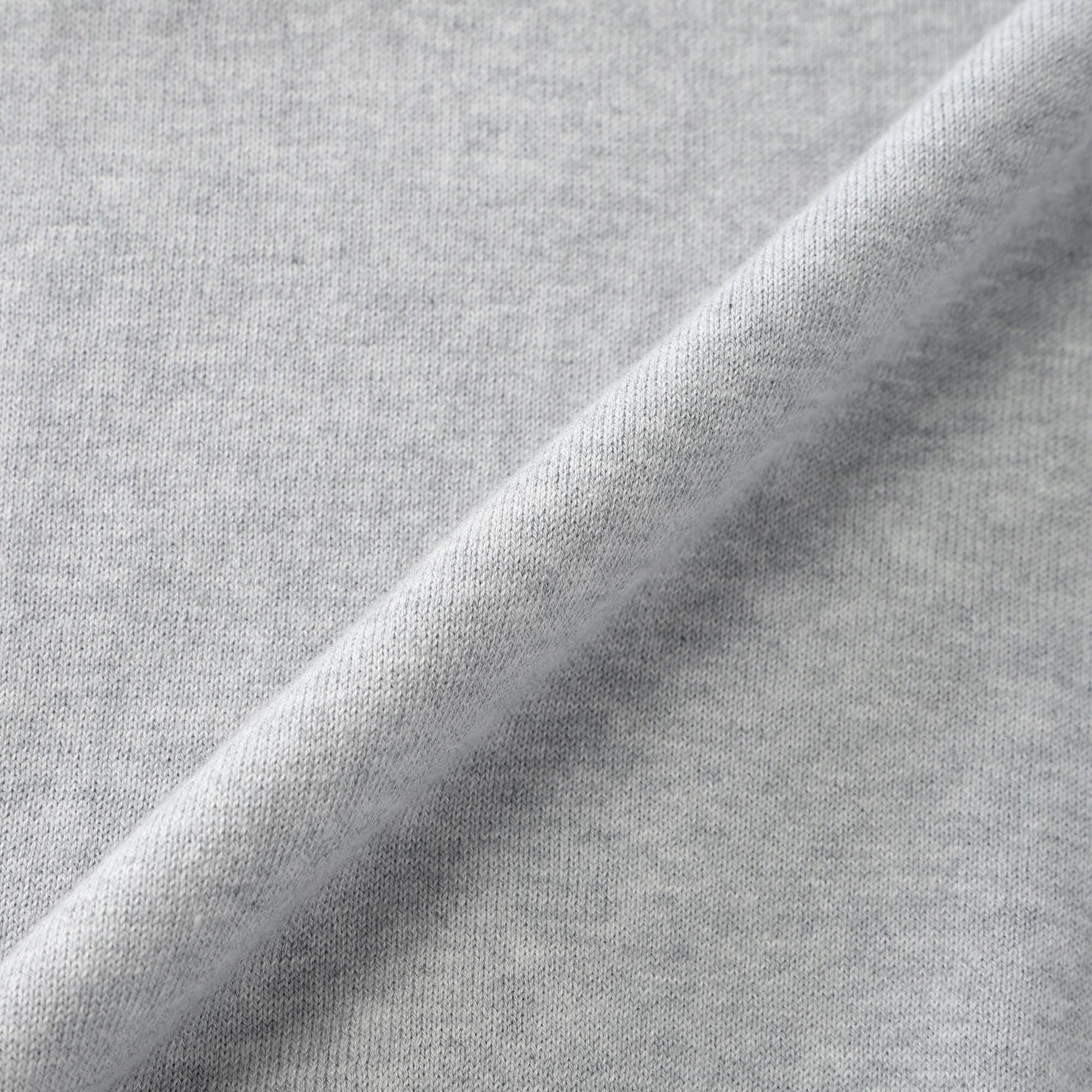 Men's Melange Cotton Long Sleeve Sweater in Turquoise