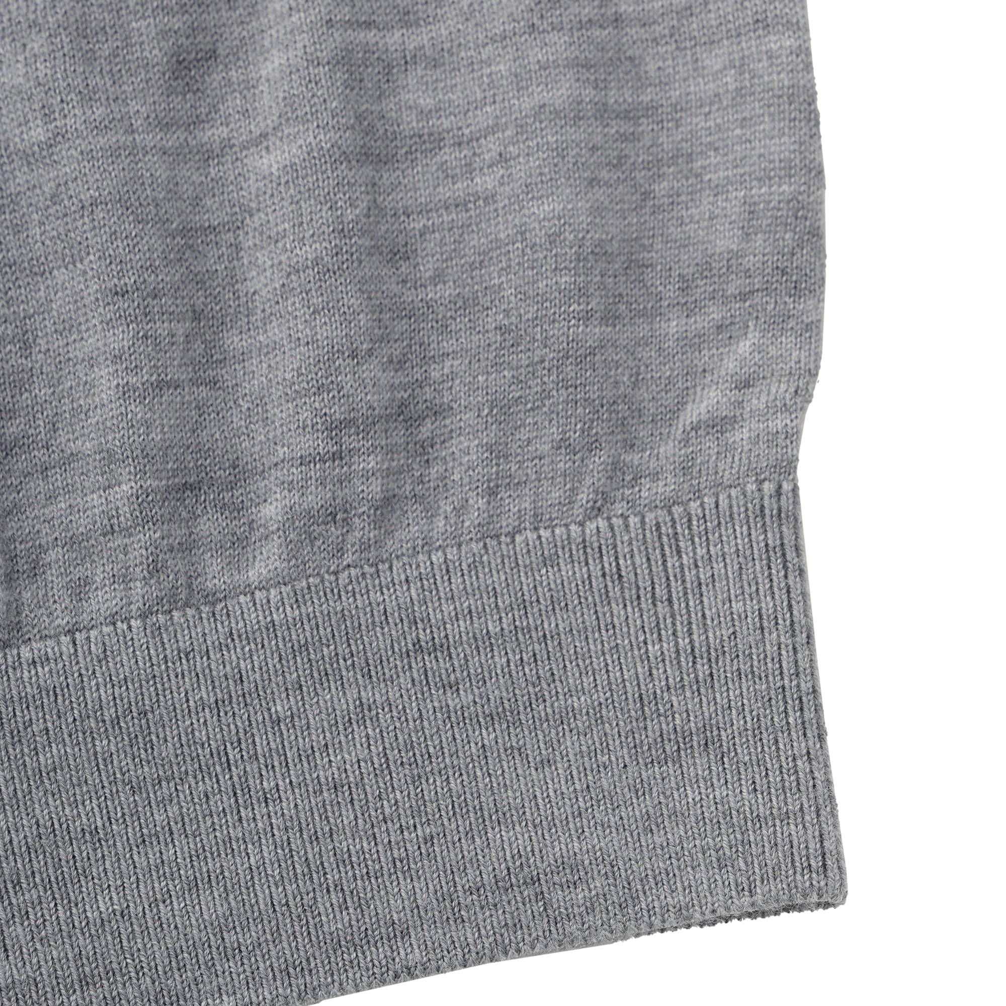 MEN エクストラファインメリノウール 長袖セーター モカ