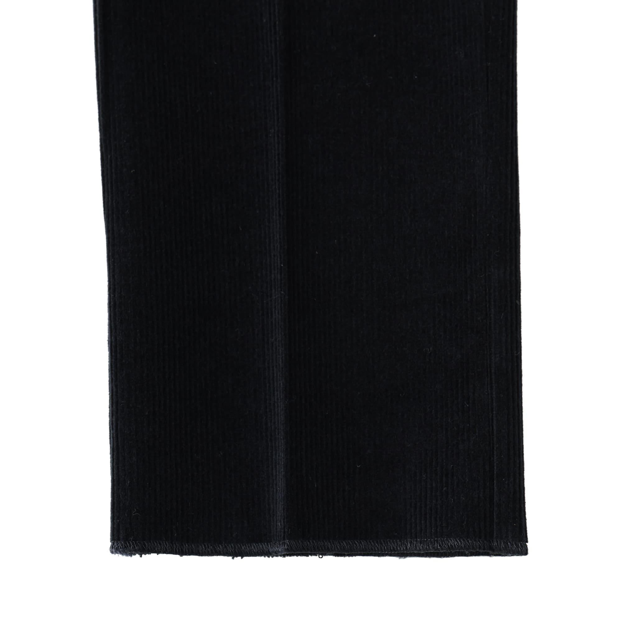 WOMEN ウールコーデュロイ ロングパンツ ネイビー