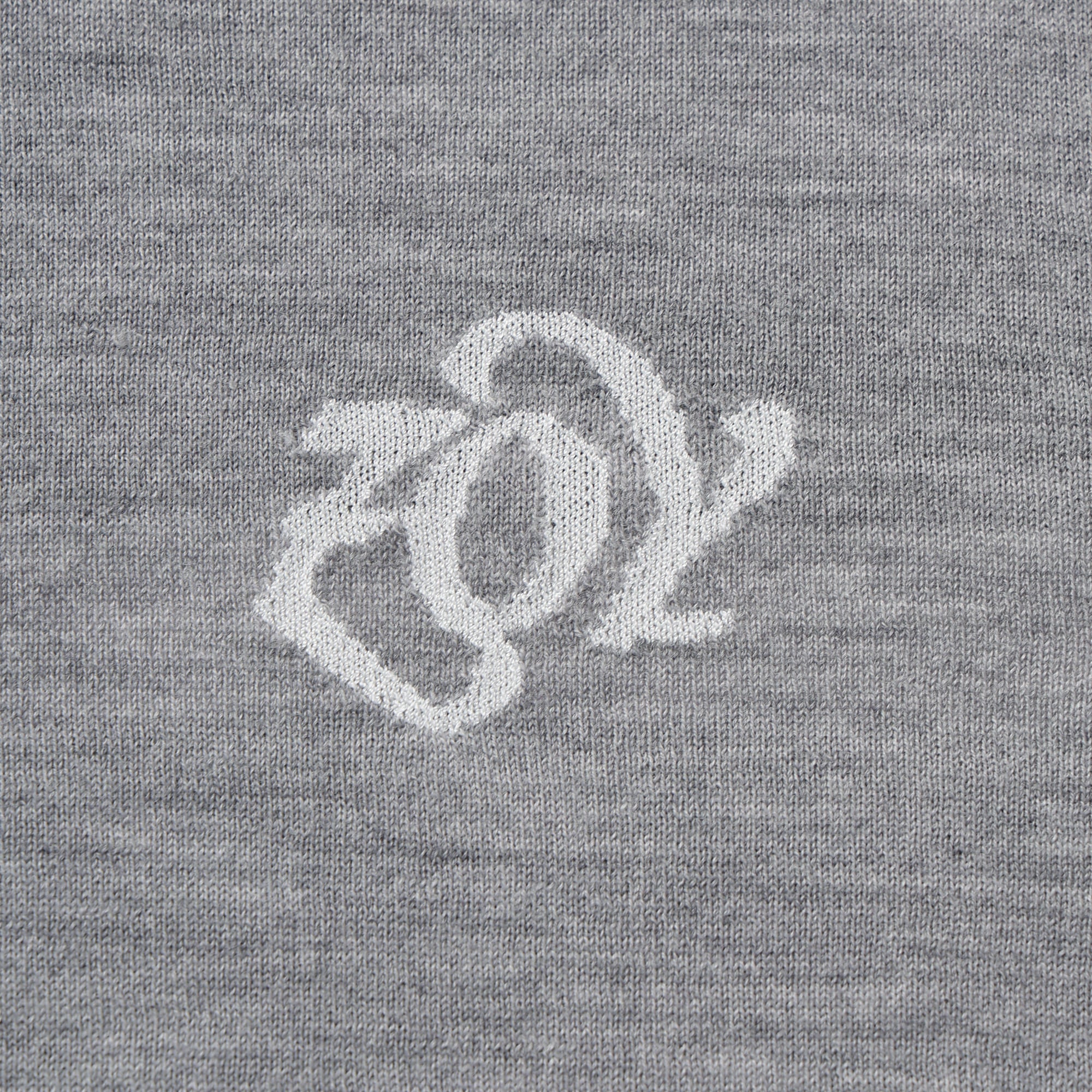 MEN エクストラファインメリノウール 長袖セーター ミッドナイトヘザー