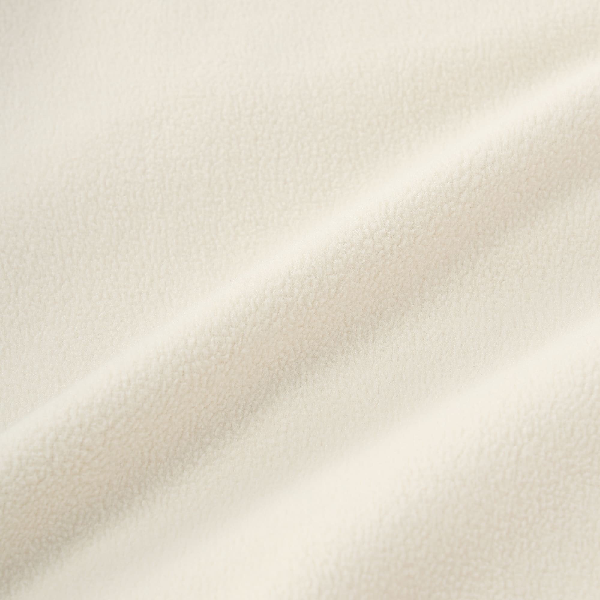 Women's Block Fleece Laminate Hoodie, Cream