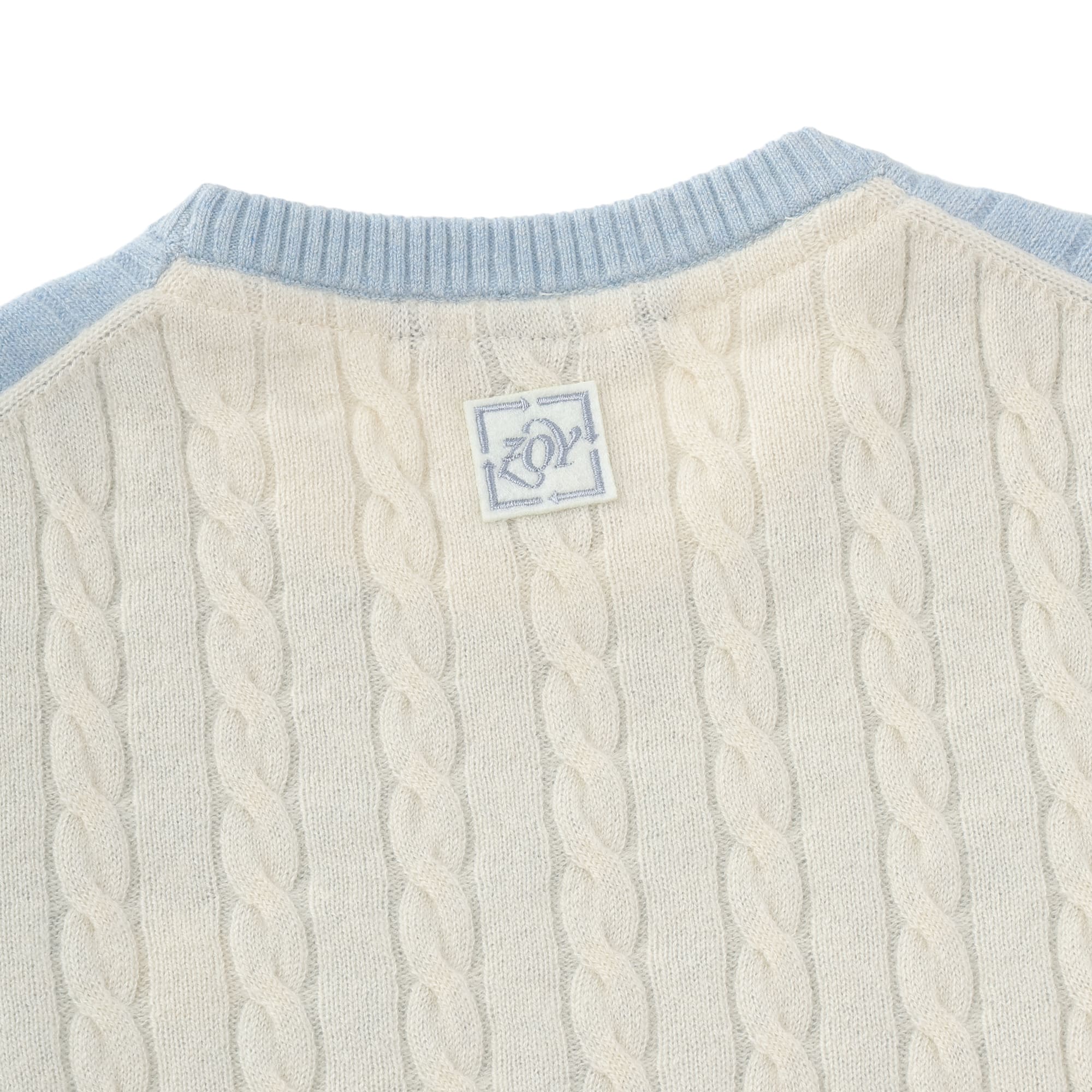 WOMEN Recycled CASHMERE 長袖セーター スカイ