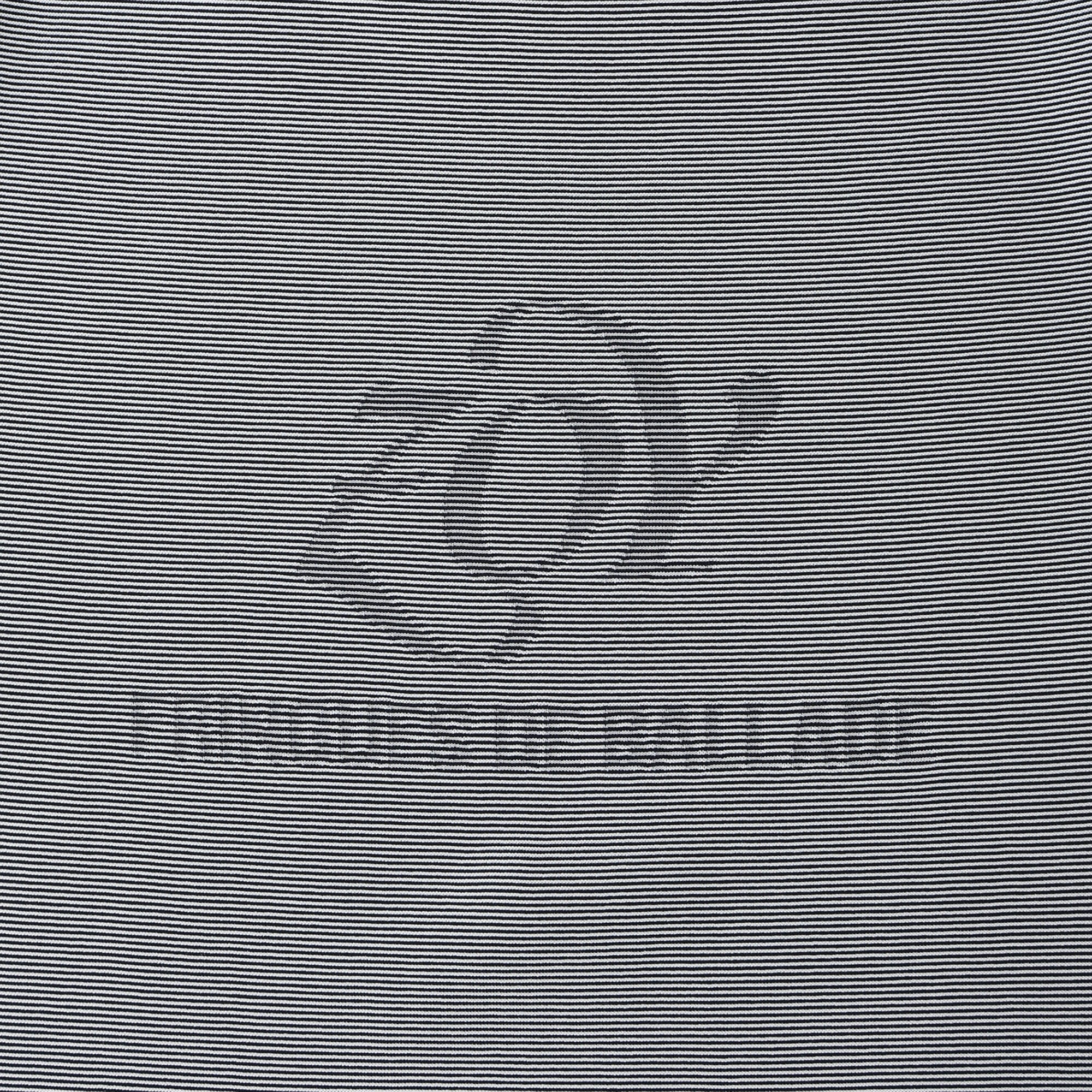 Men's Bicolor Garter Long Sleeve Sweater in Navy and White