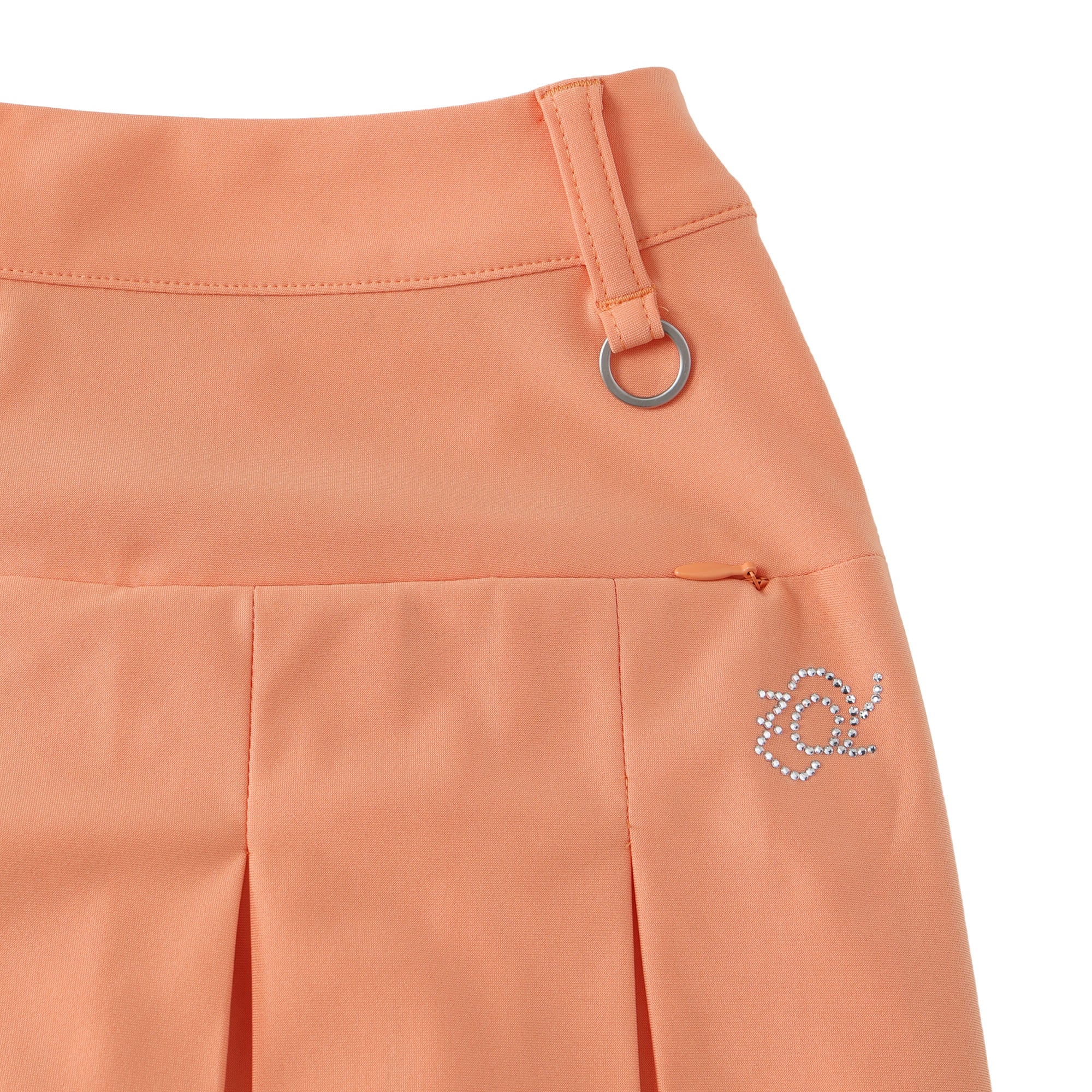 Women's High Power Stretch Jersey Skirt, Orange