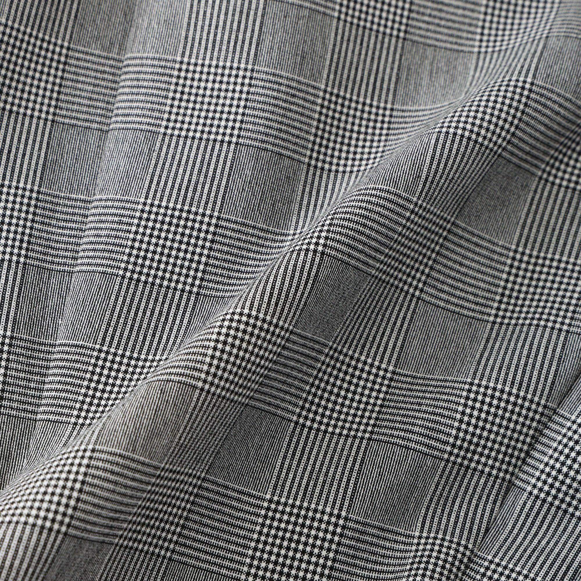 WOMEN グレンチェックストレッチ ジャケット グレー