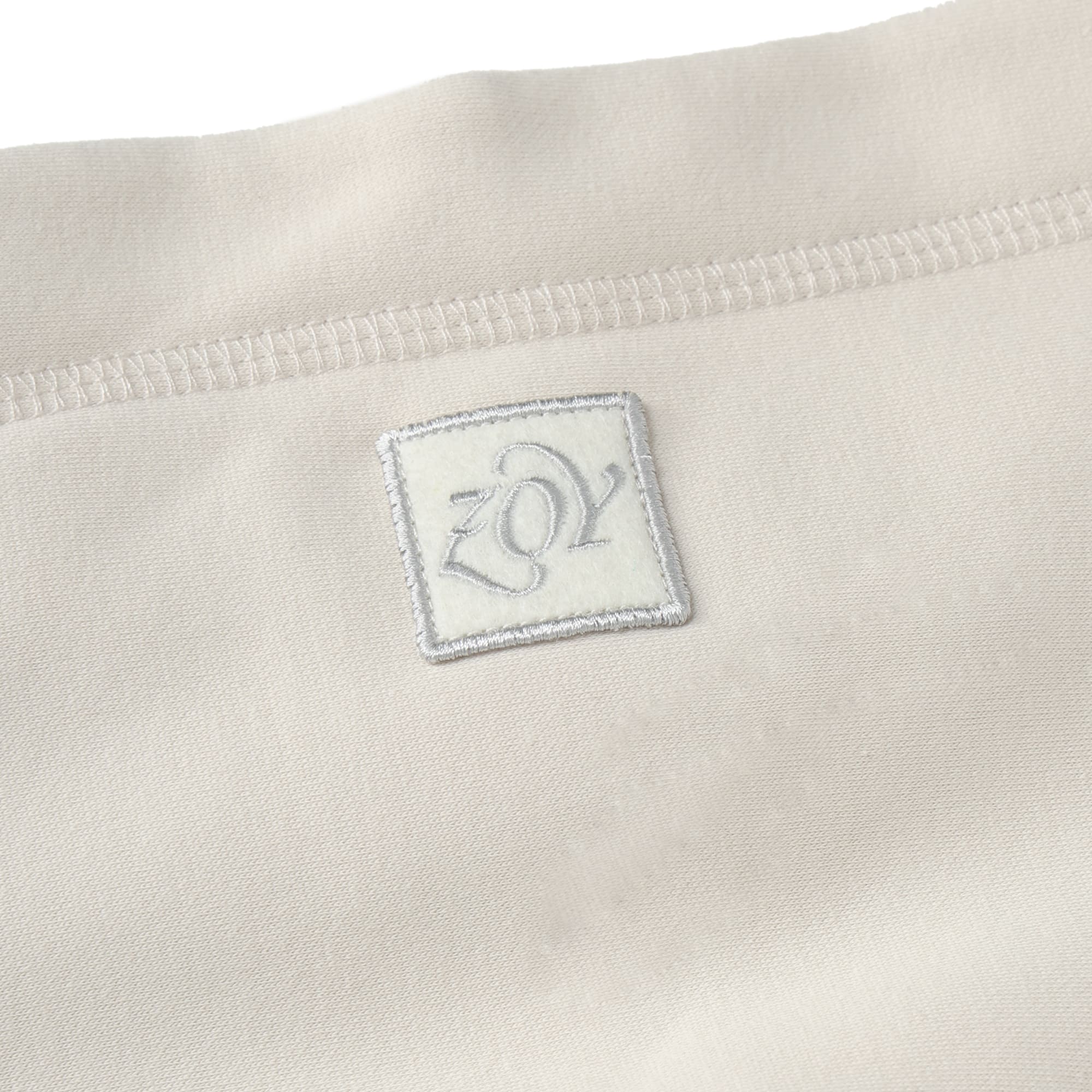 Men's Long-Staple Cotton Bomber Hoodie, Ivory, 071444028