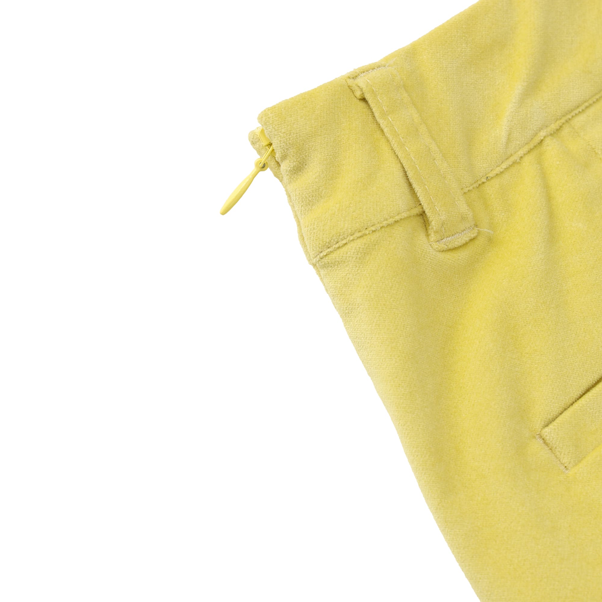 WOMEN COTTON velvetteen キュロット イエロー
