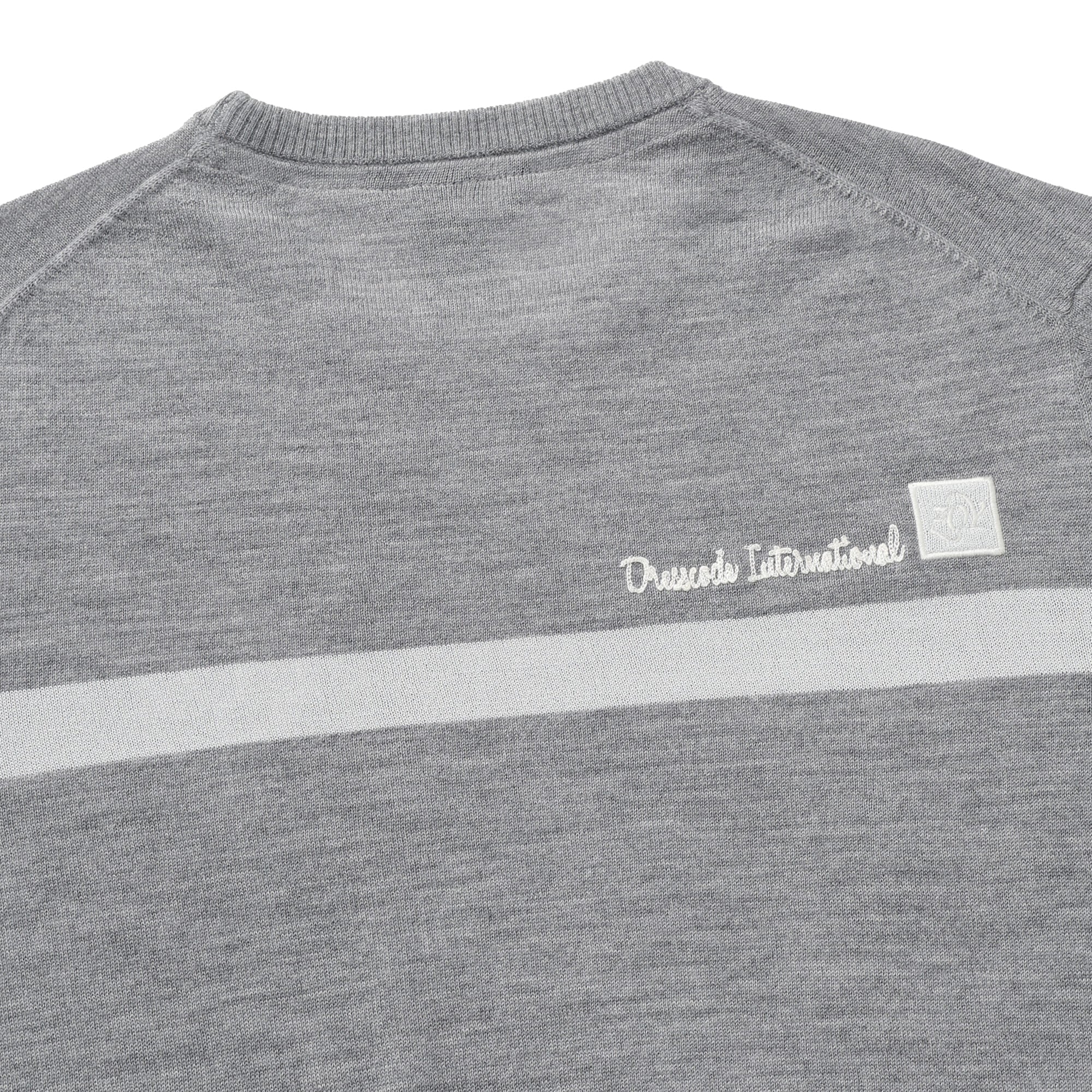 MEN エクストラファインメリノウール 長袖セーター モカ