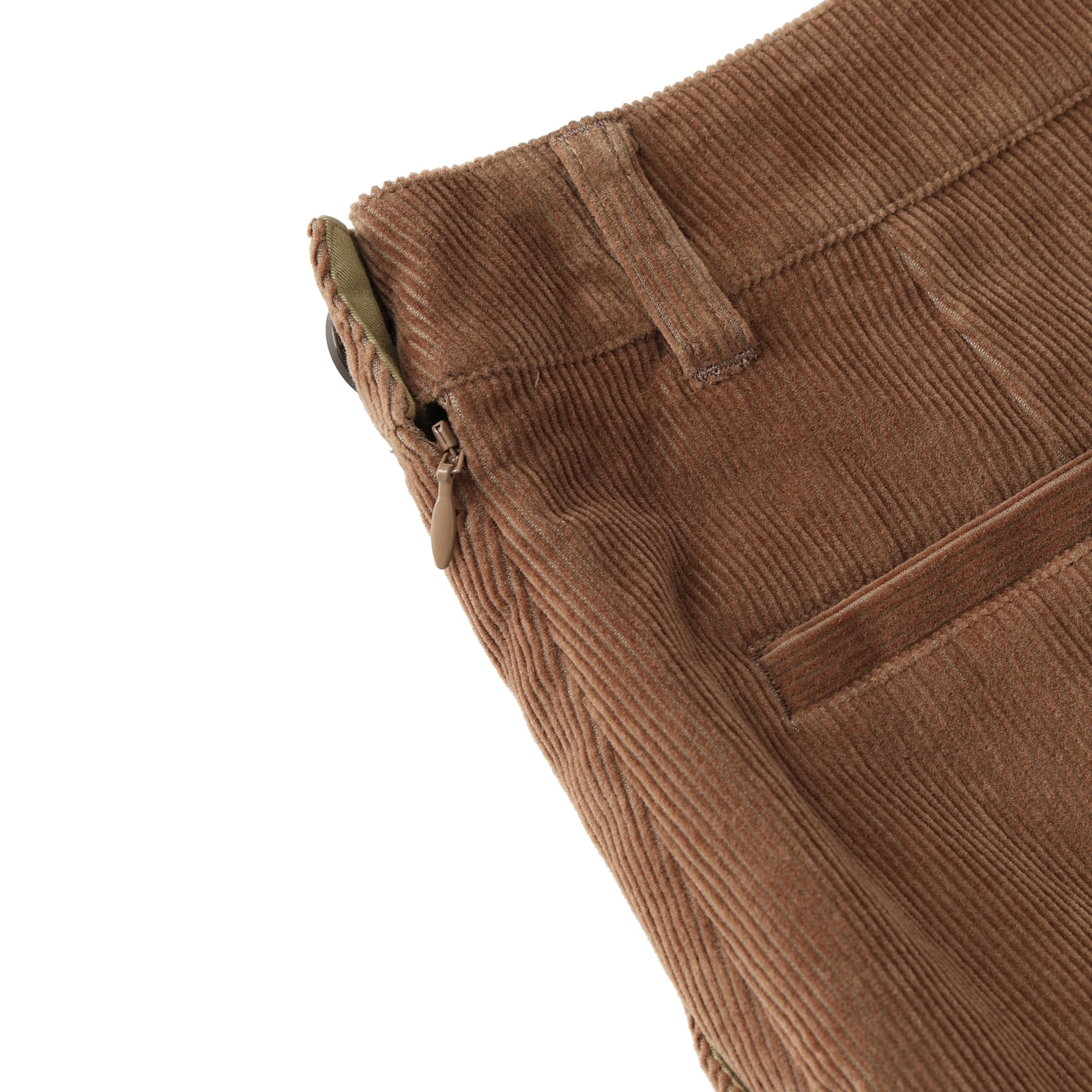 WOMEN ウールコーデュロイ スカート ネイビー