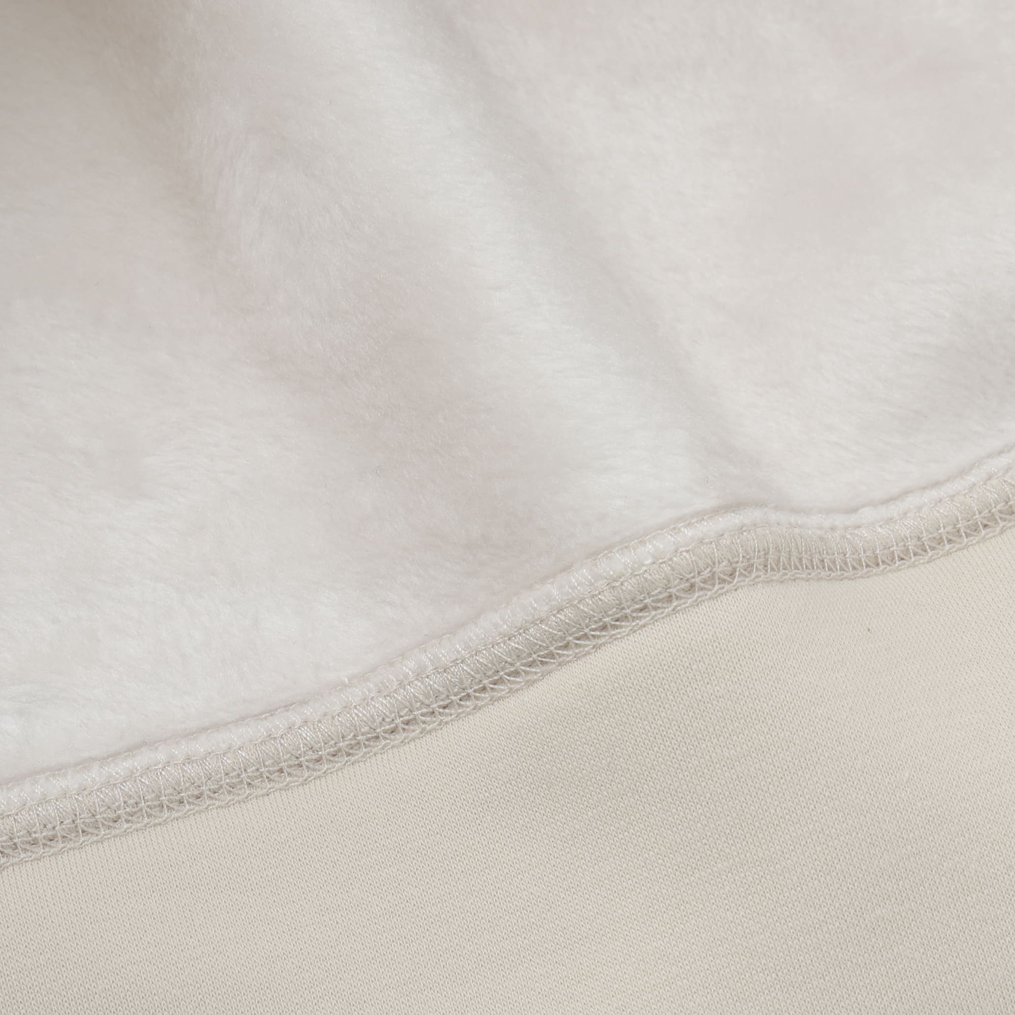 Men's Long-Staple Cotton Bomber Hoodie, Ivory, 071444028