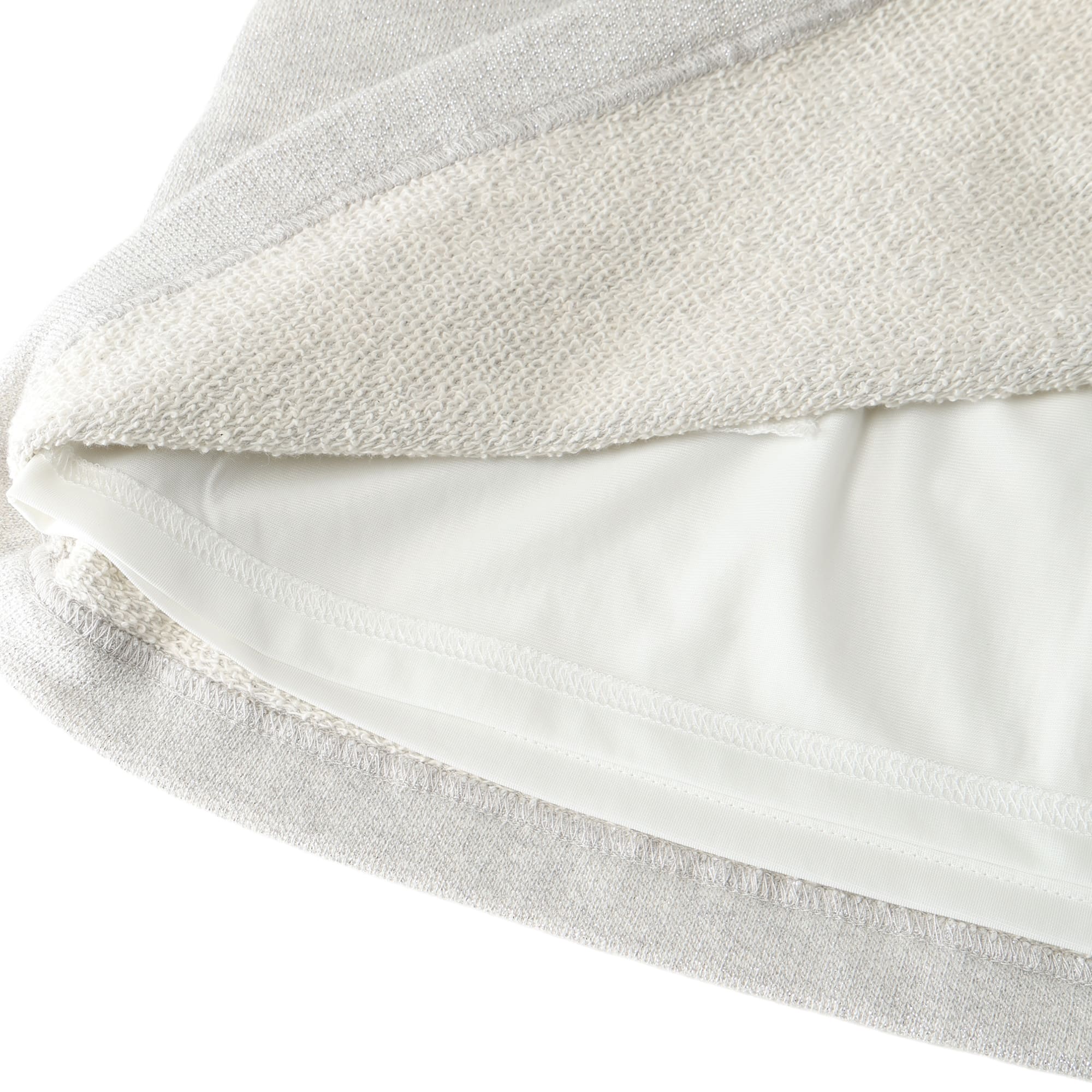 Women's Glister French Terry Skirt in White